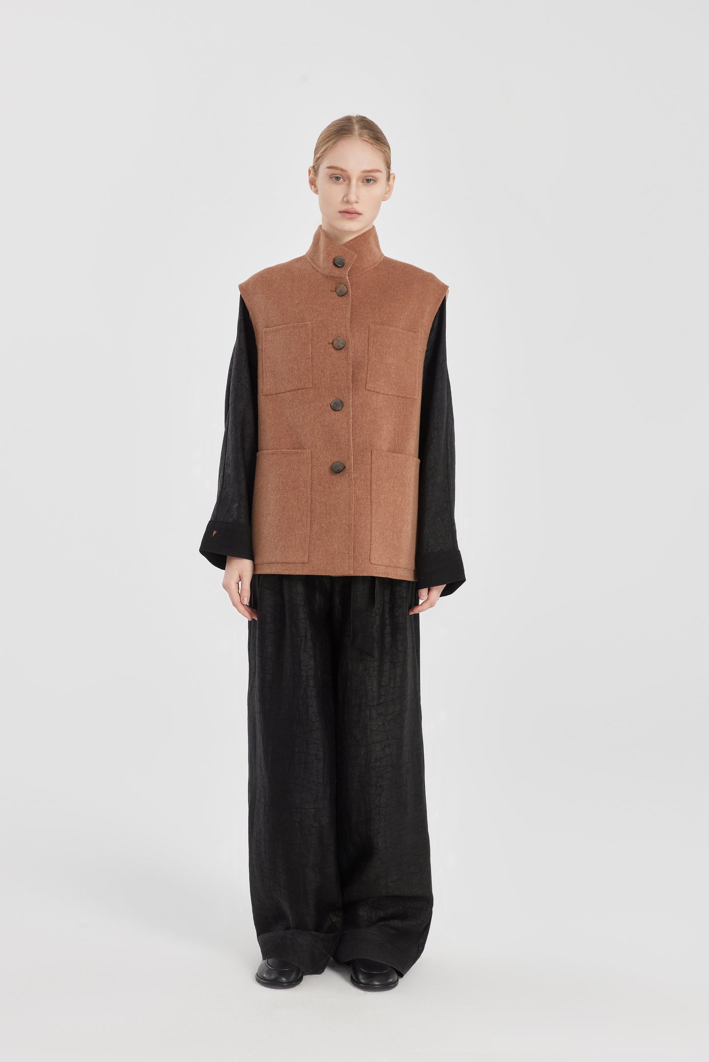Double-Faced Loden Vest