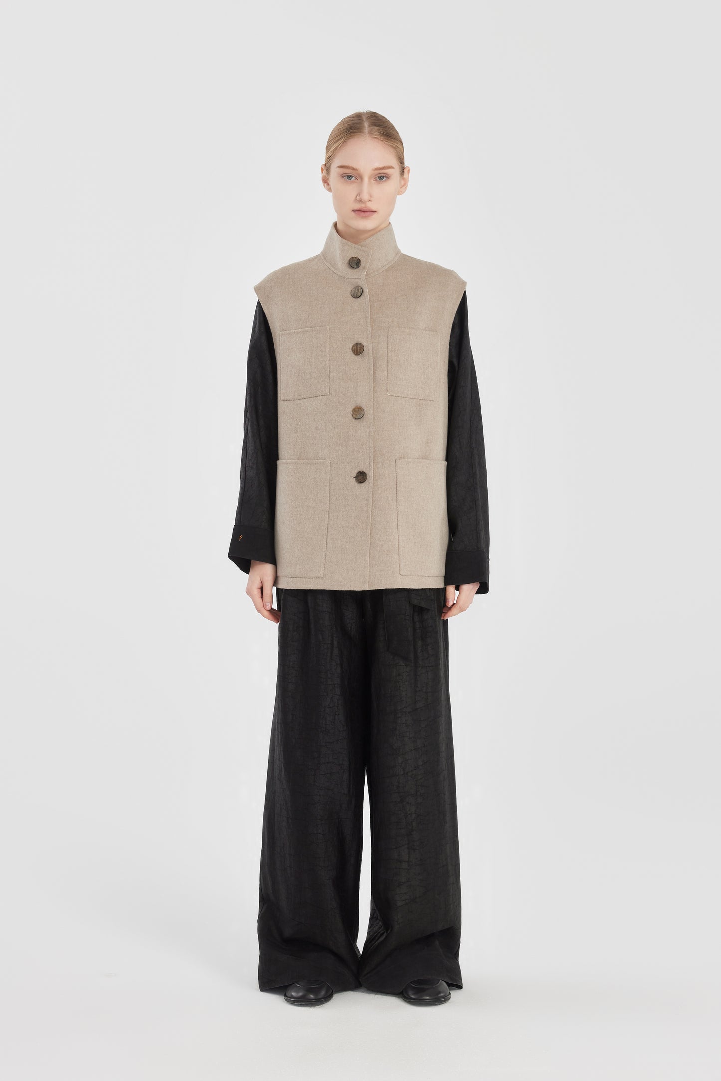 Double-Faced Loden Vest