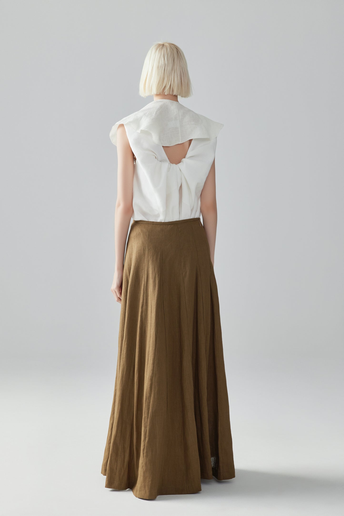 Long Linen Skirt