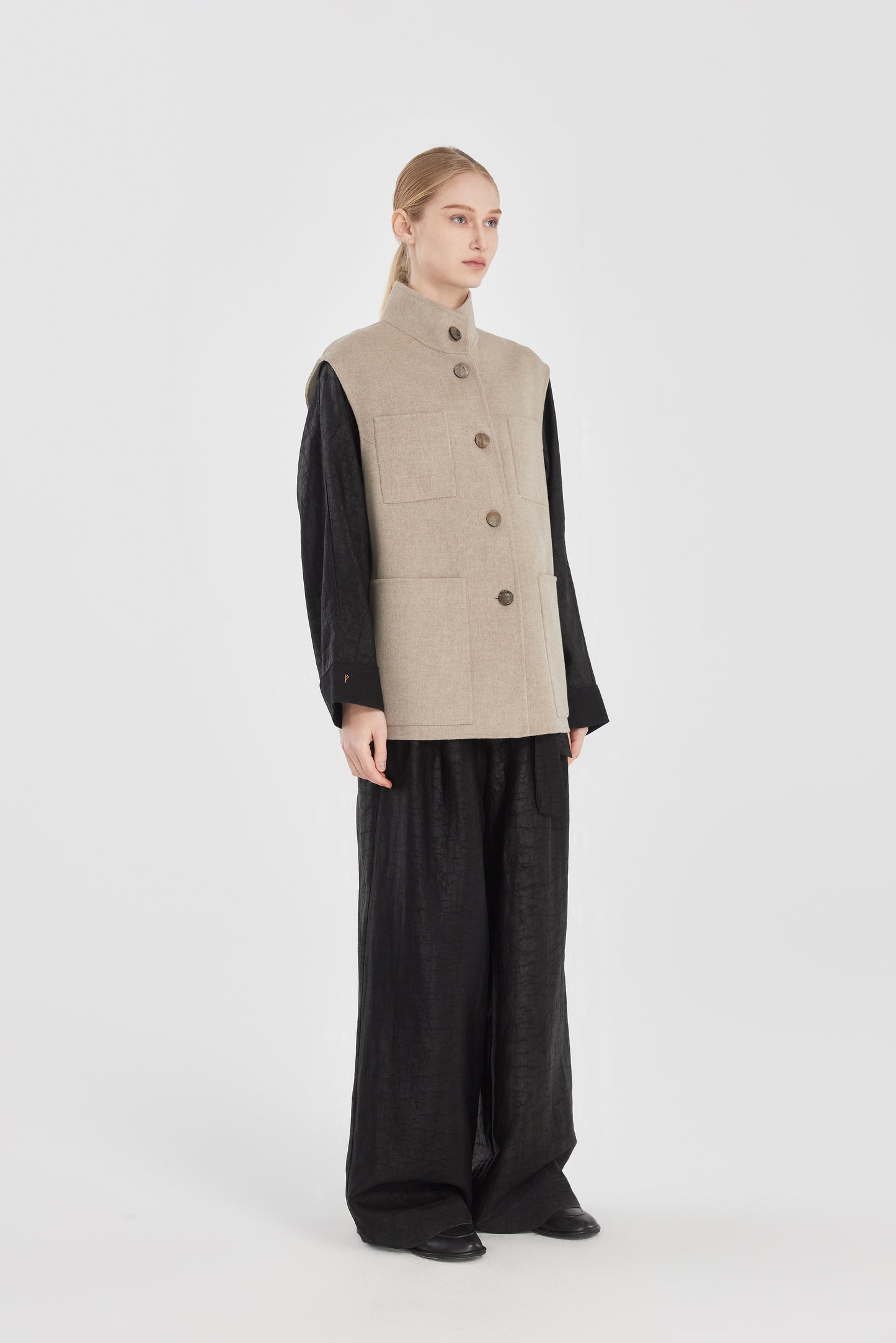 Double-Faced Loden Vest