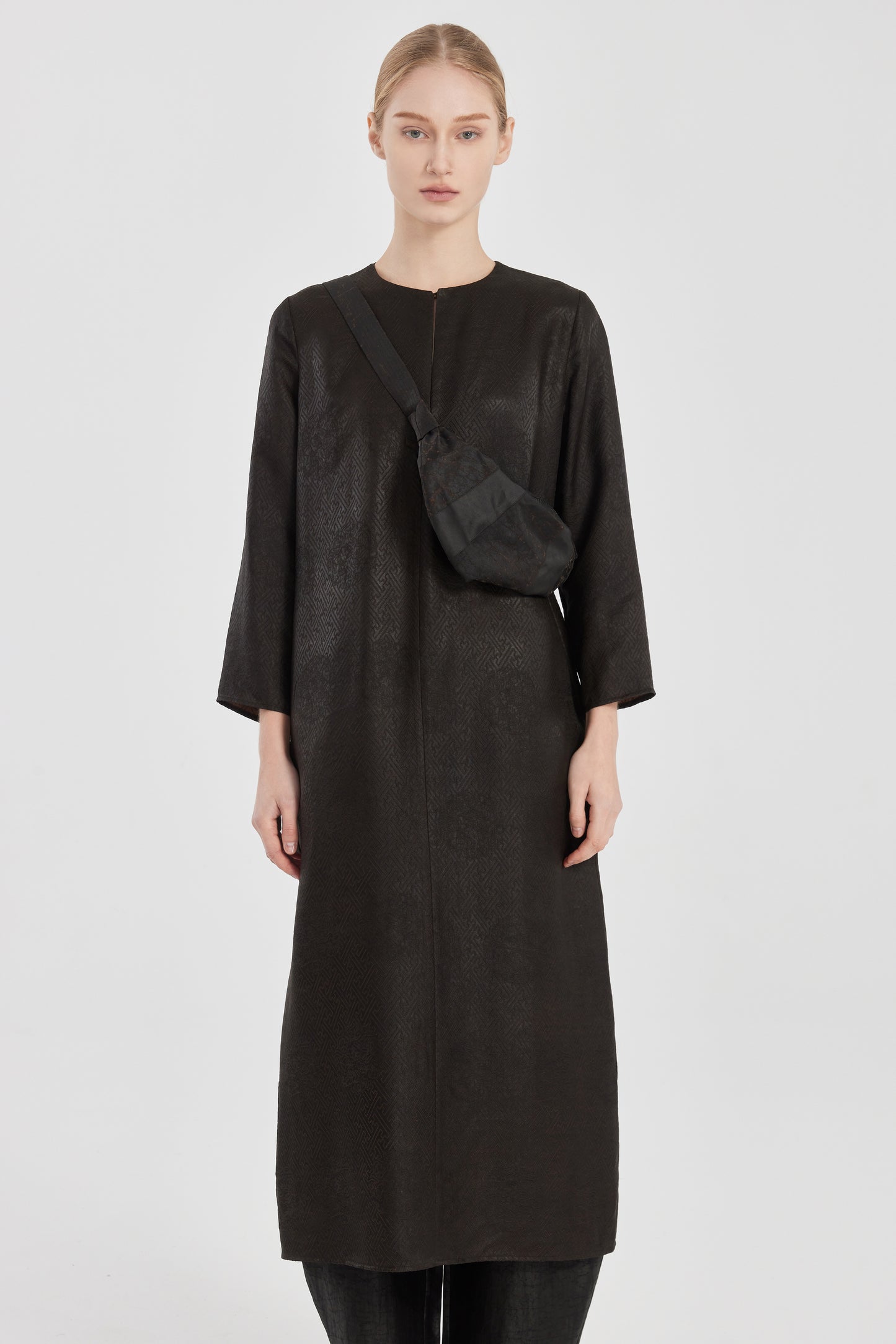 Long Tea silk Dress