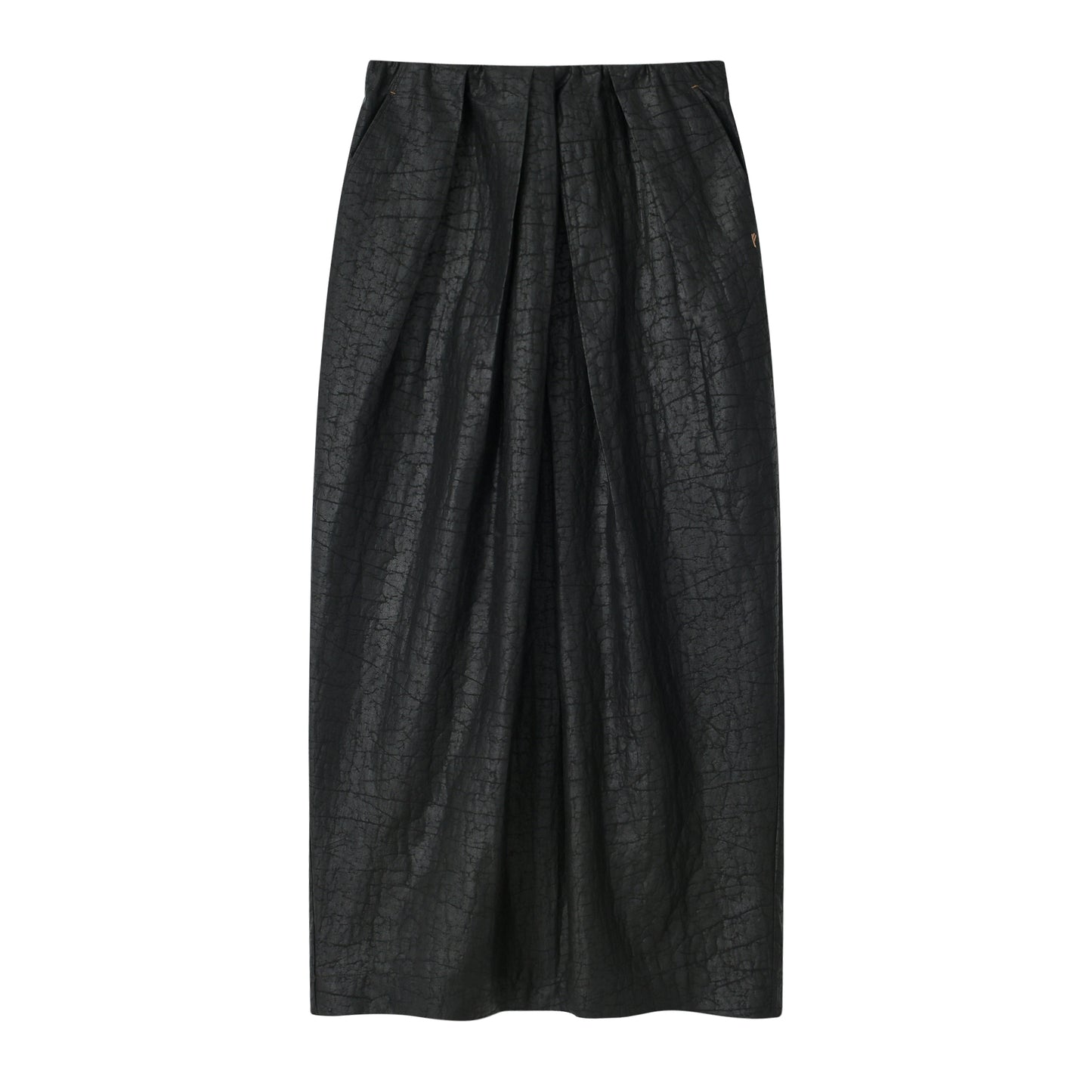 Layered Tea Silk Skirt