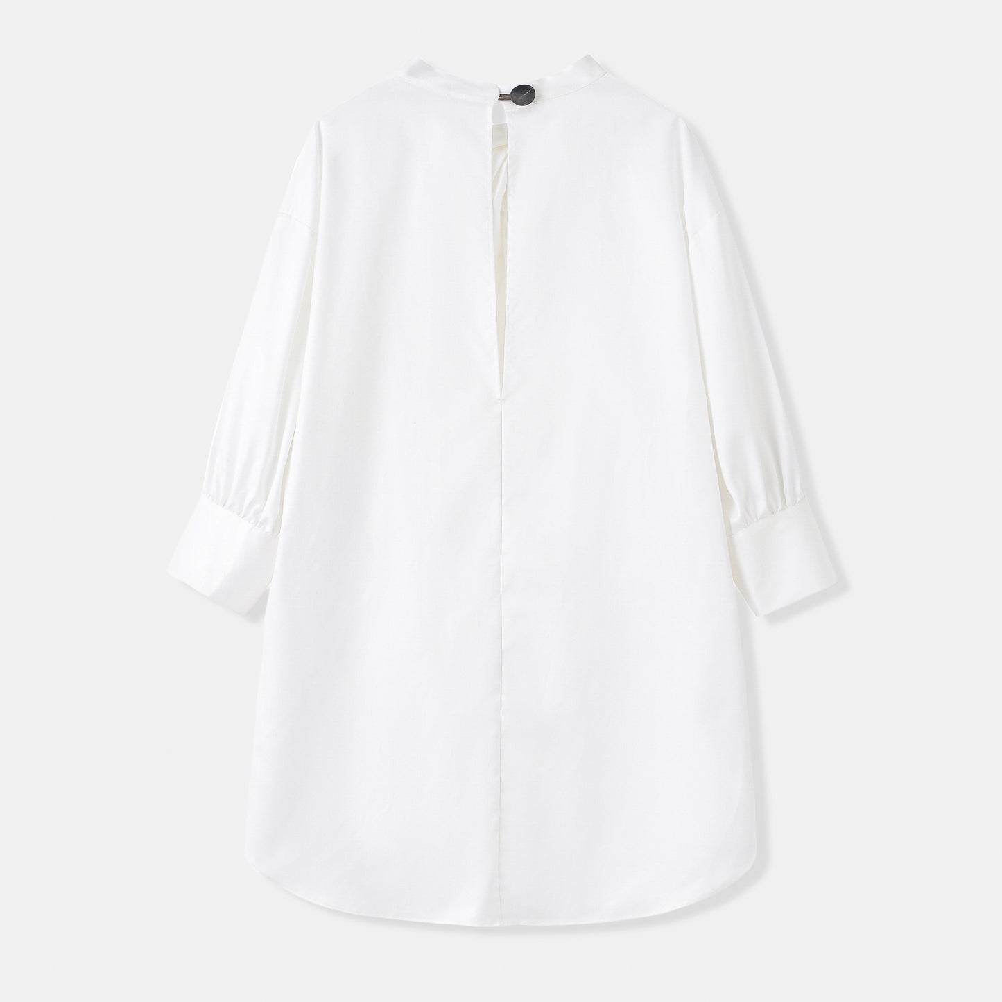 Twisted Collar Cotton Shirt