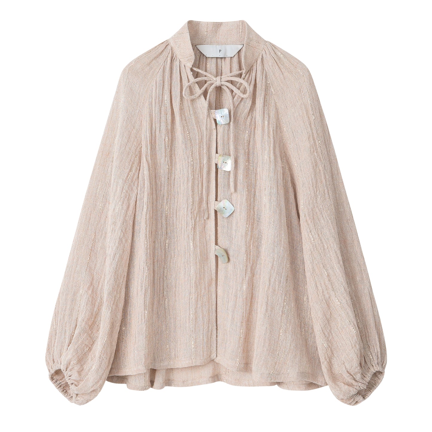 Pink Linen Blouse