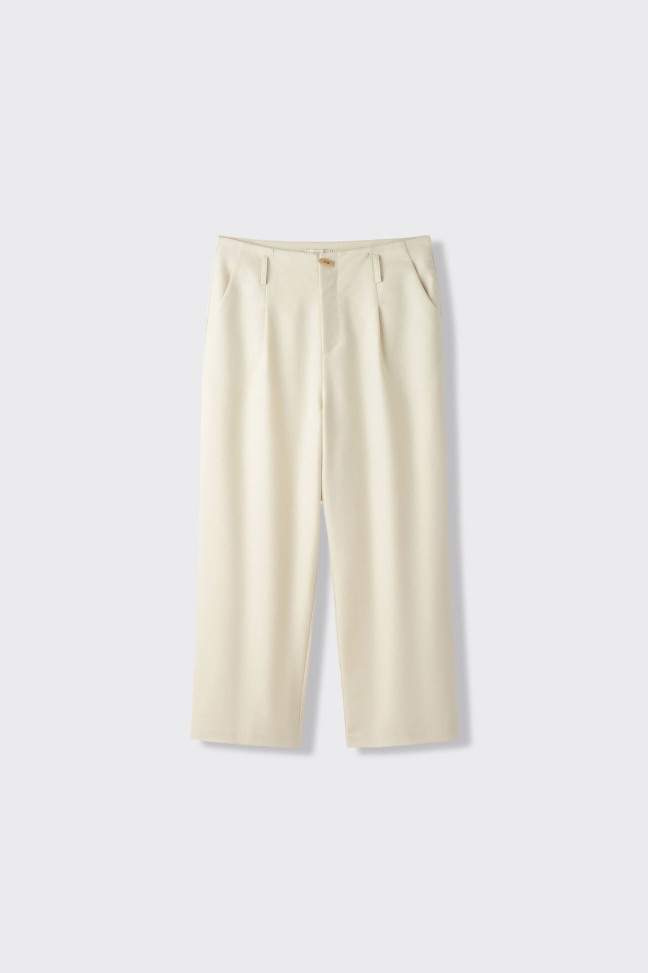 Cropped Wool Trousers