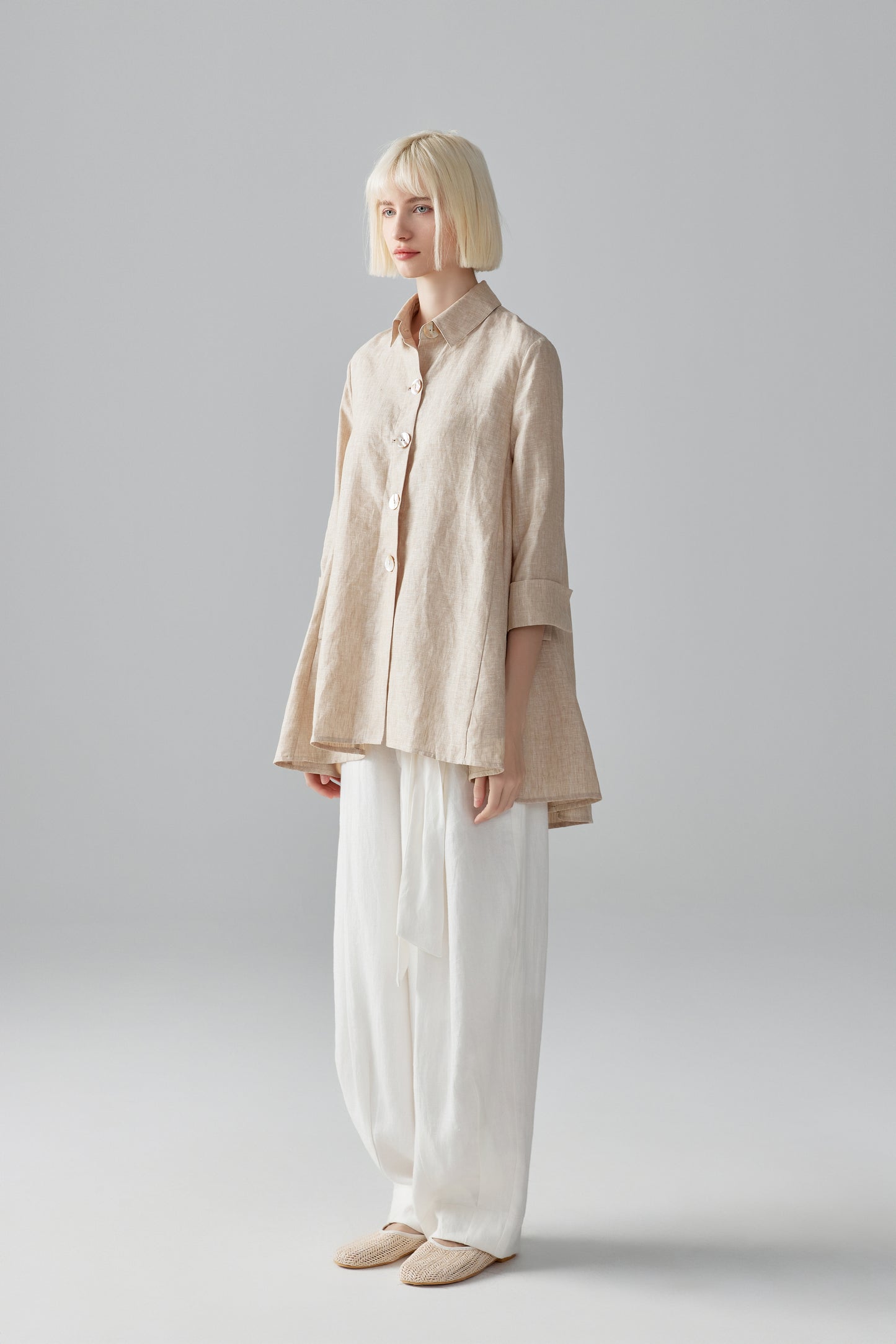 Long Linen Shirt