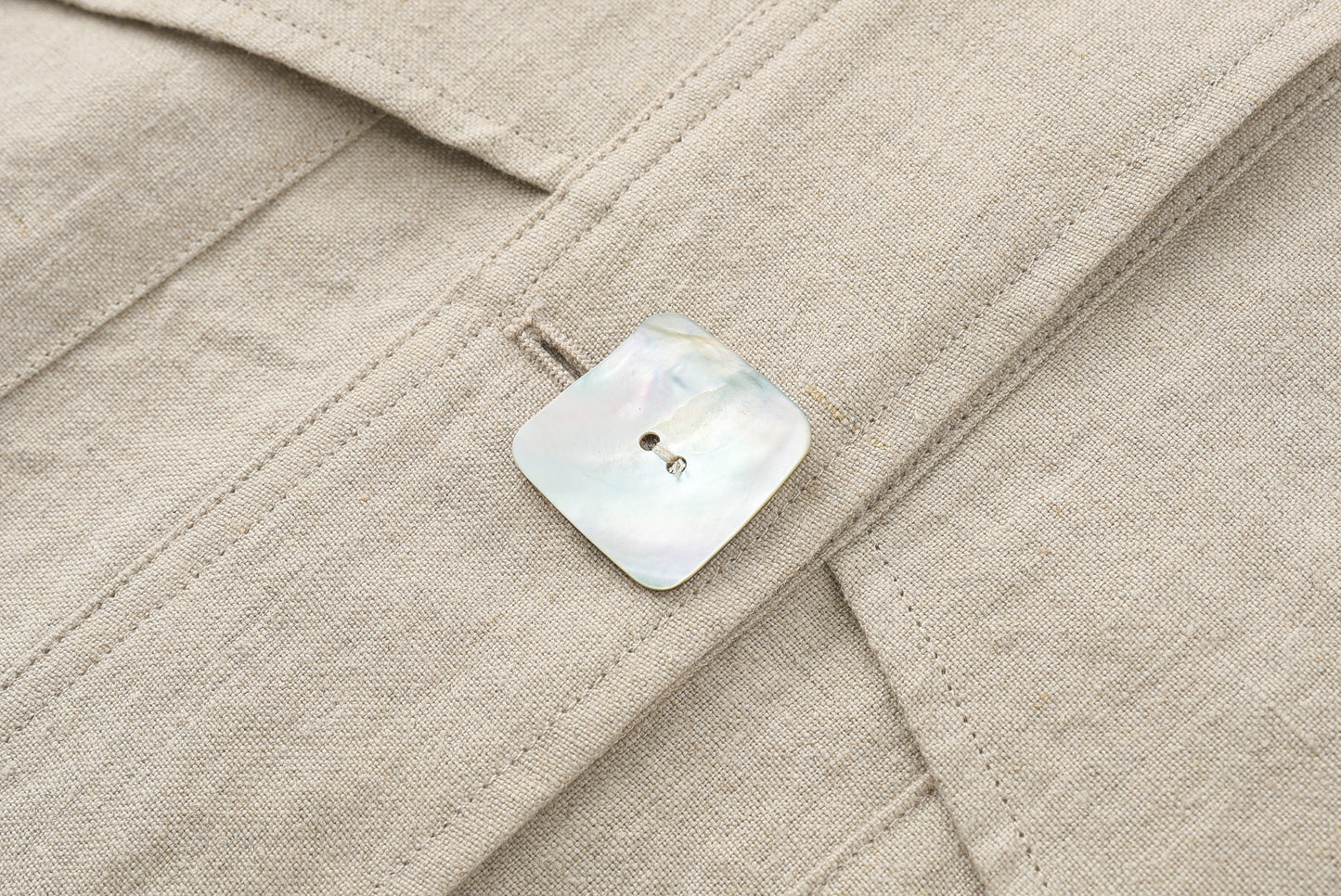 Beige Linen Jacket