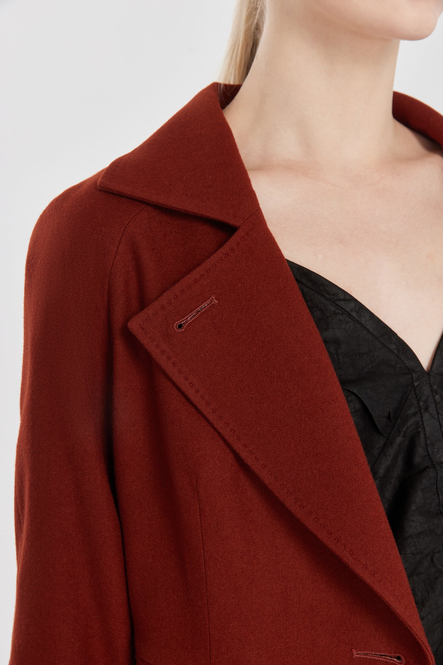 Long Loden Trench Coat