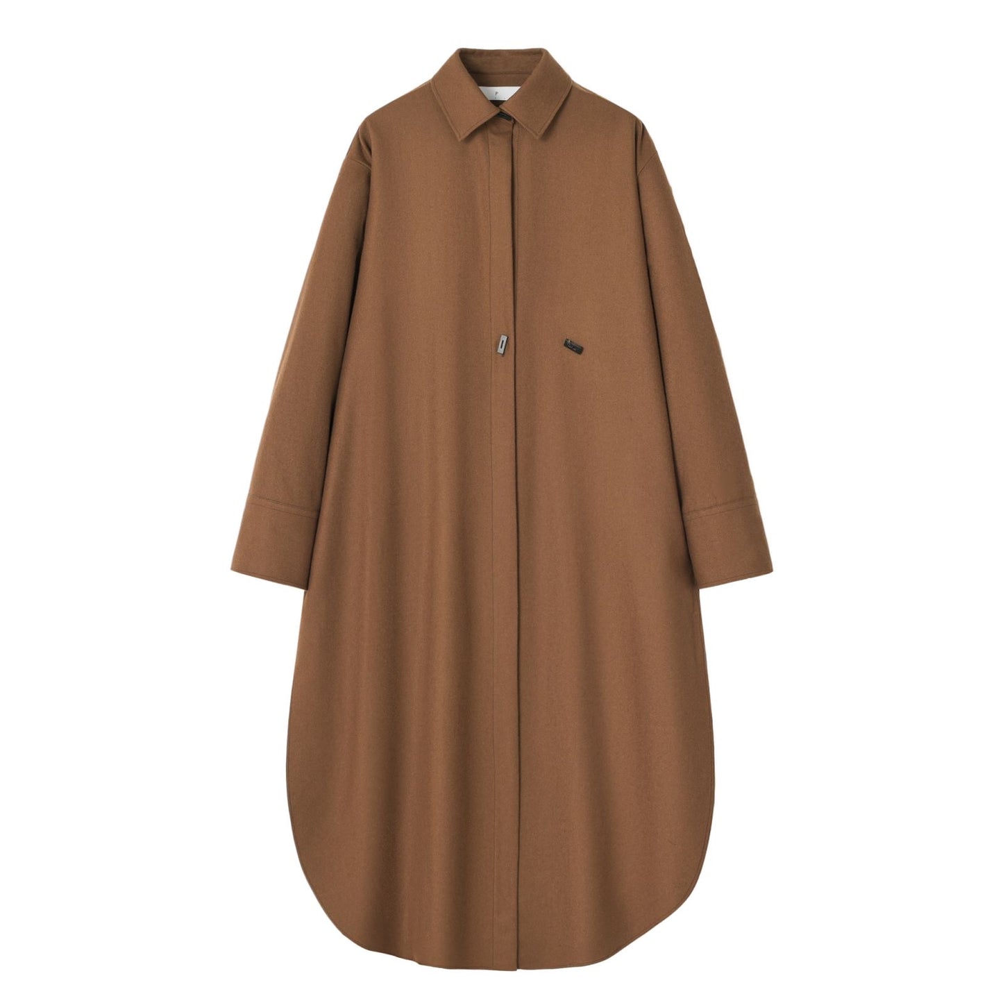 Long Rounded Loden Coat Dress