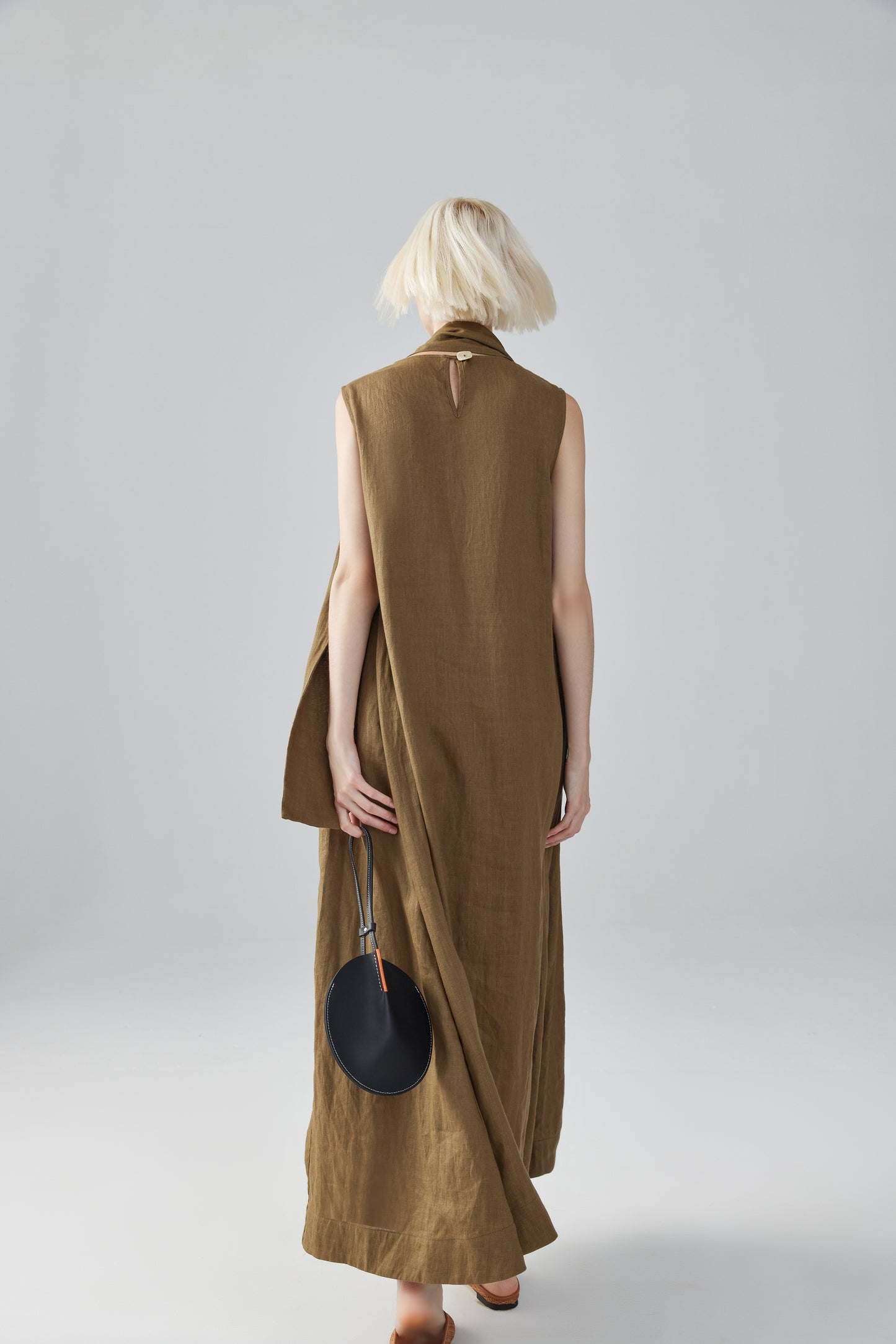 Sleeveless Linen Dress