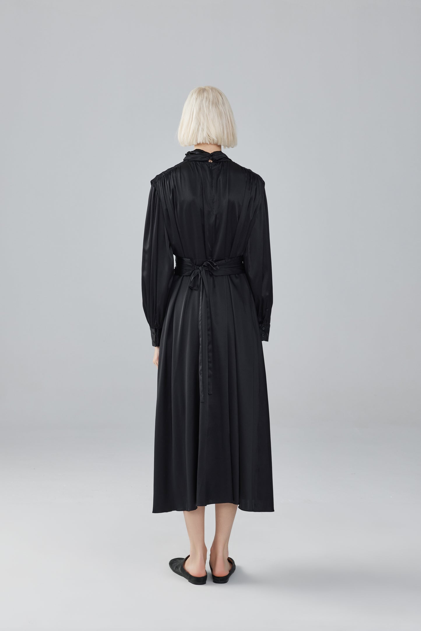 Structured Silk Dress