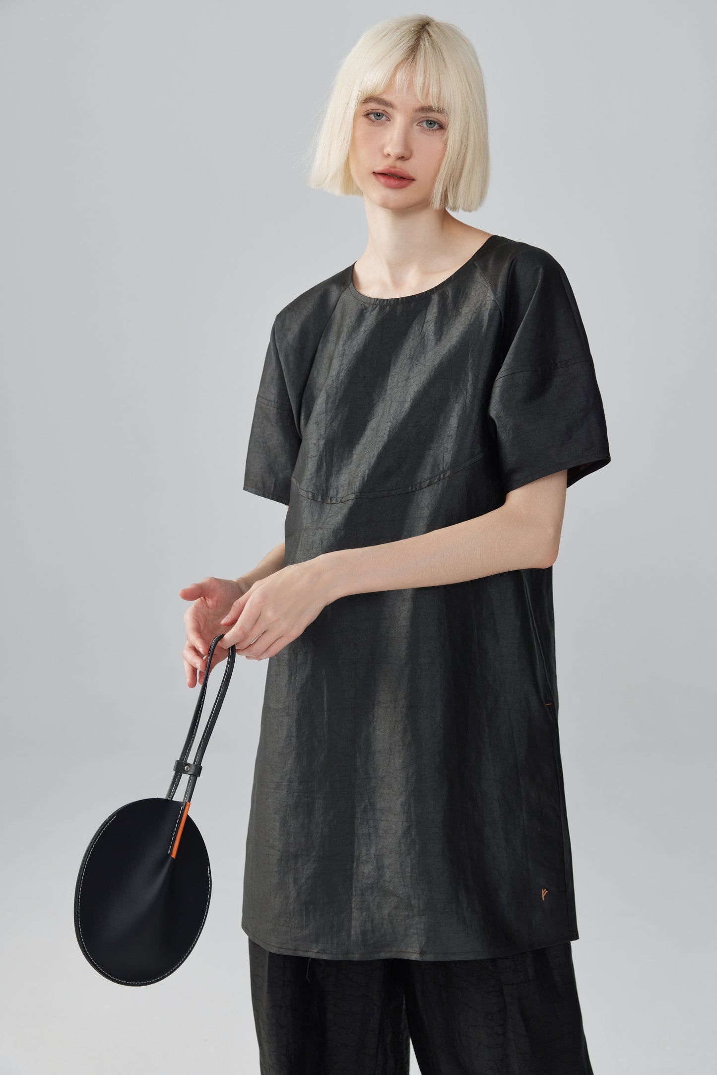 Simple Tea Silk Dress