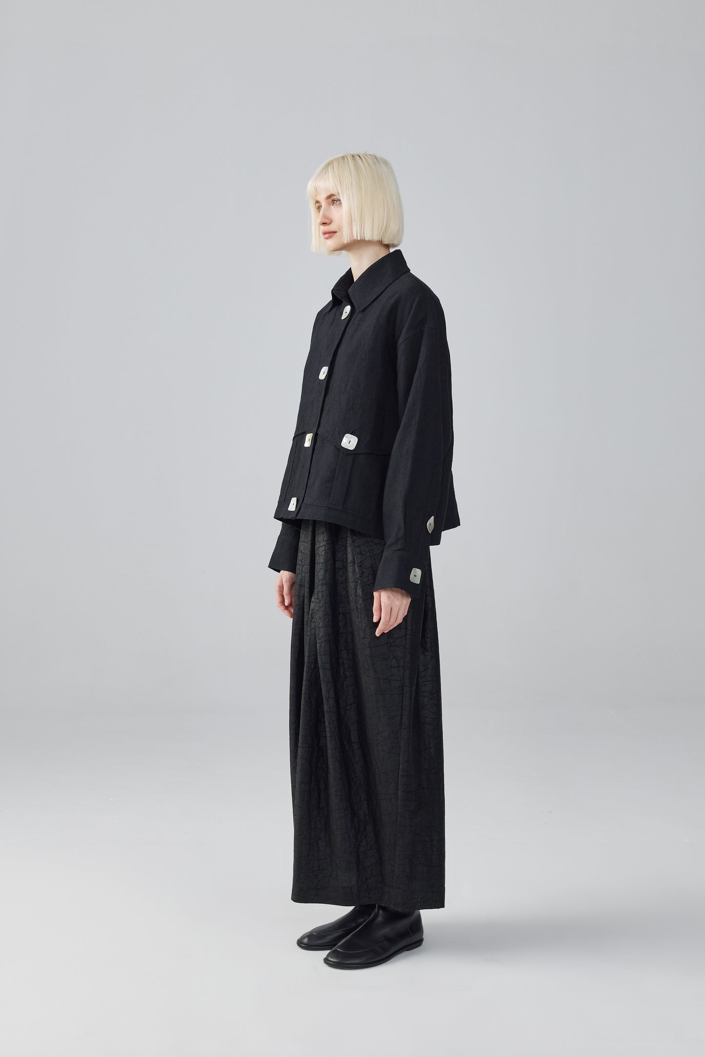 Black Linen Jacket