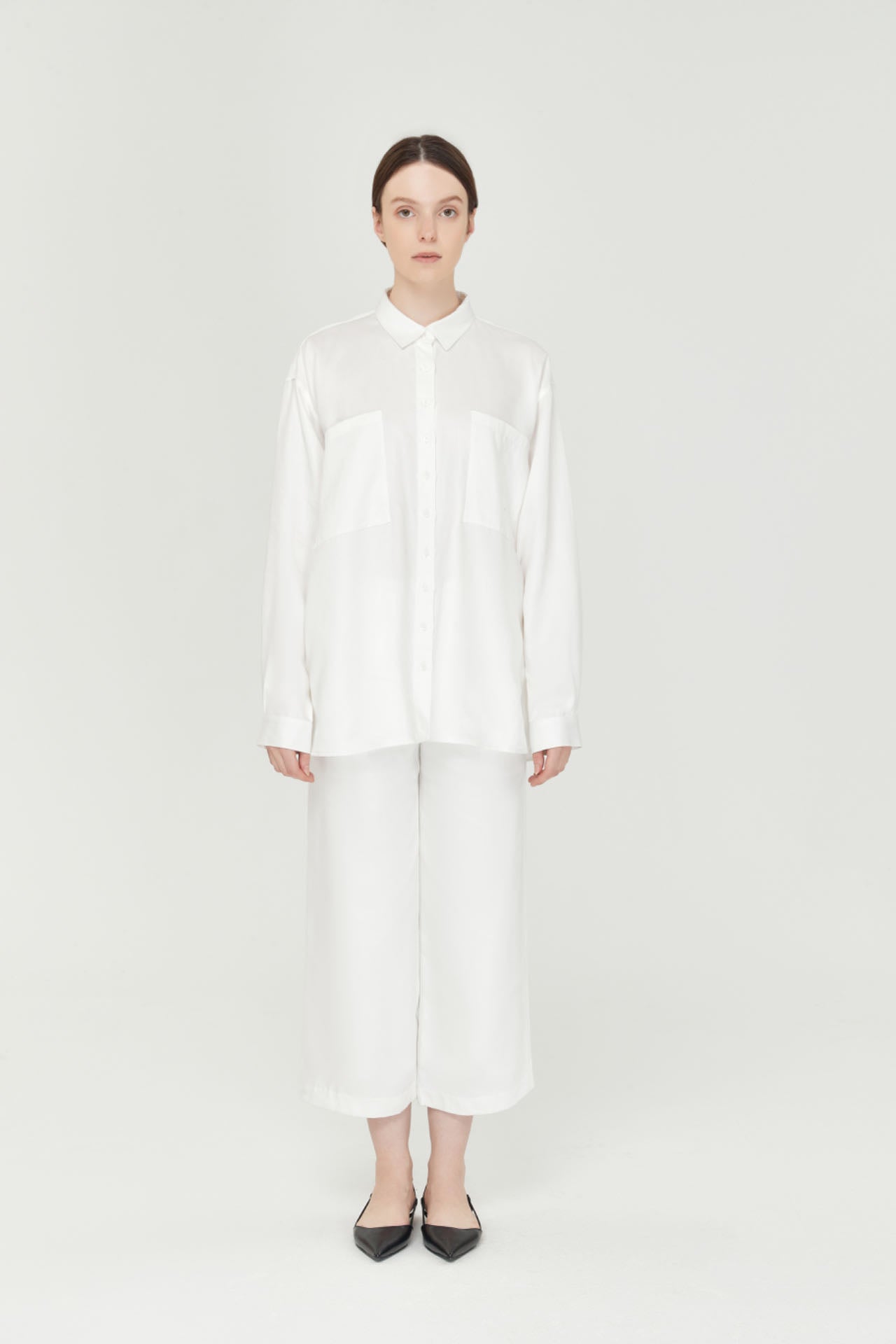 Basic Wide Linen Shirt