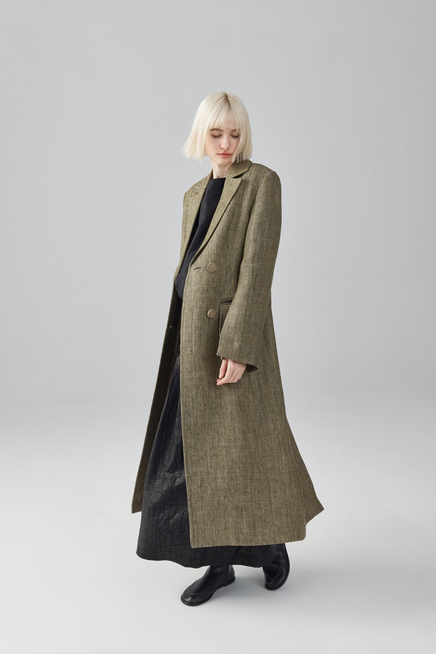 Linen Trench Coat