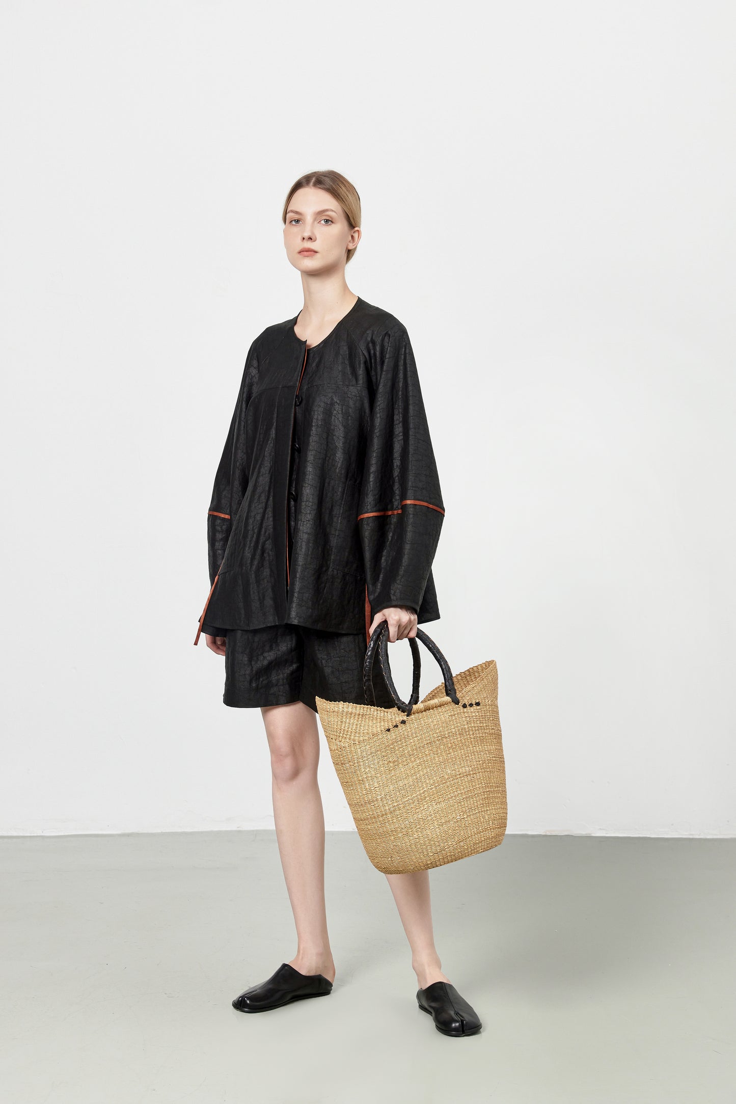 Wide Tea Silk Shirt
