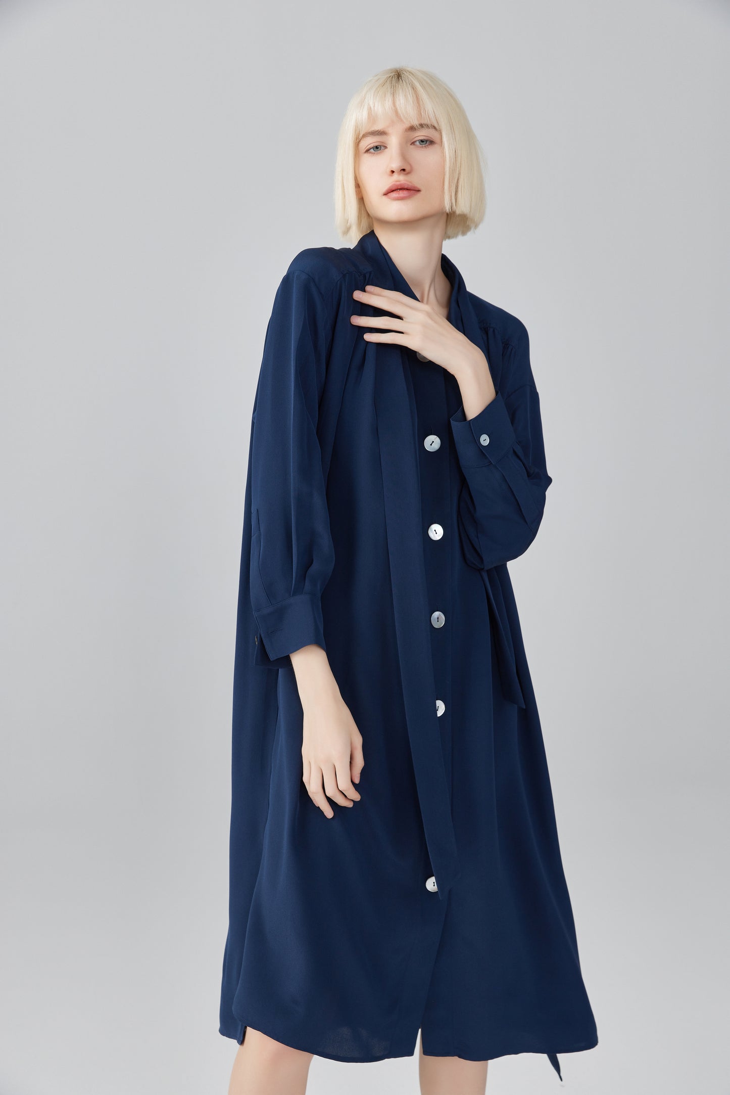 Casual Silk Dress