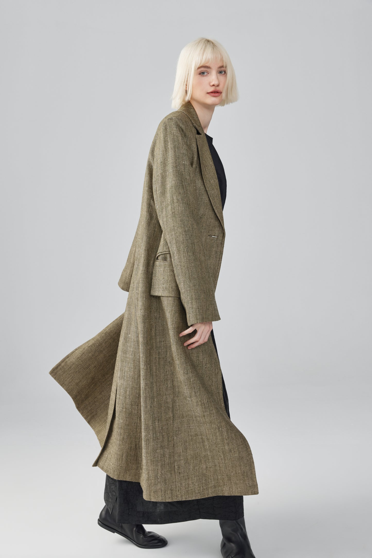 Linen Trench Coat