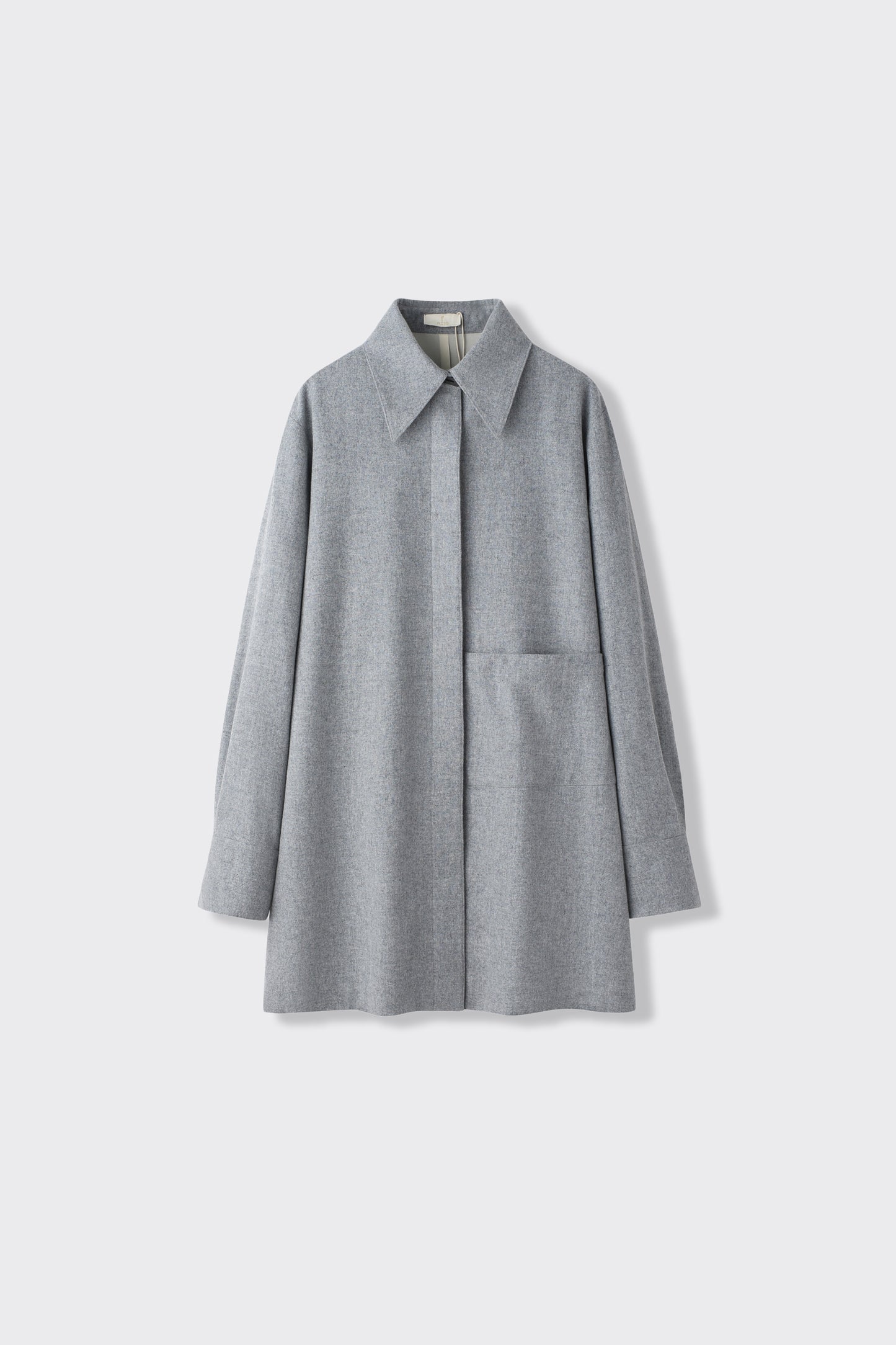 Pointy Collar Loden Shirt