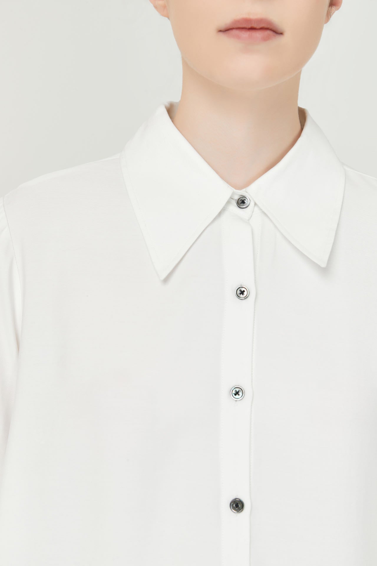 Long Pointy Collar Shirt