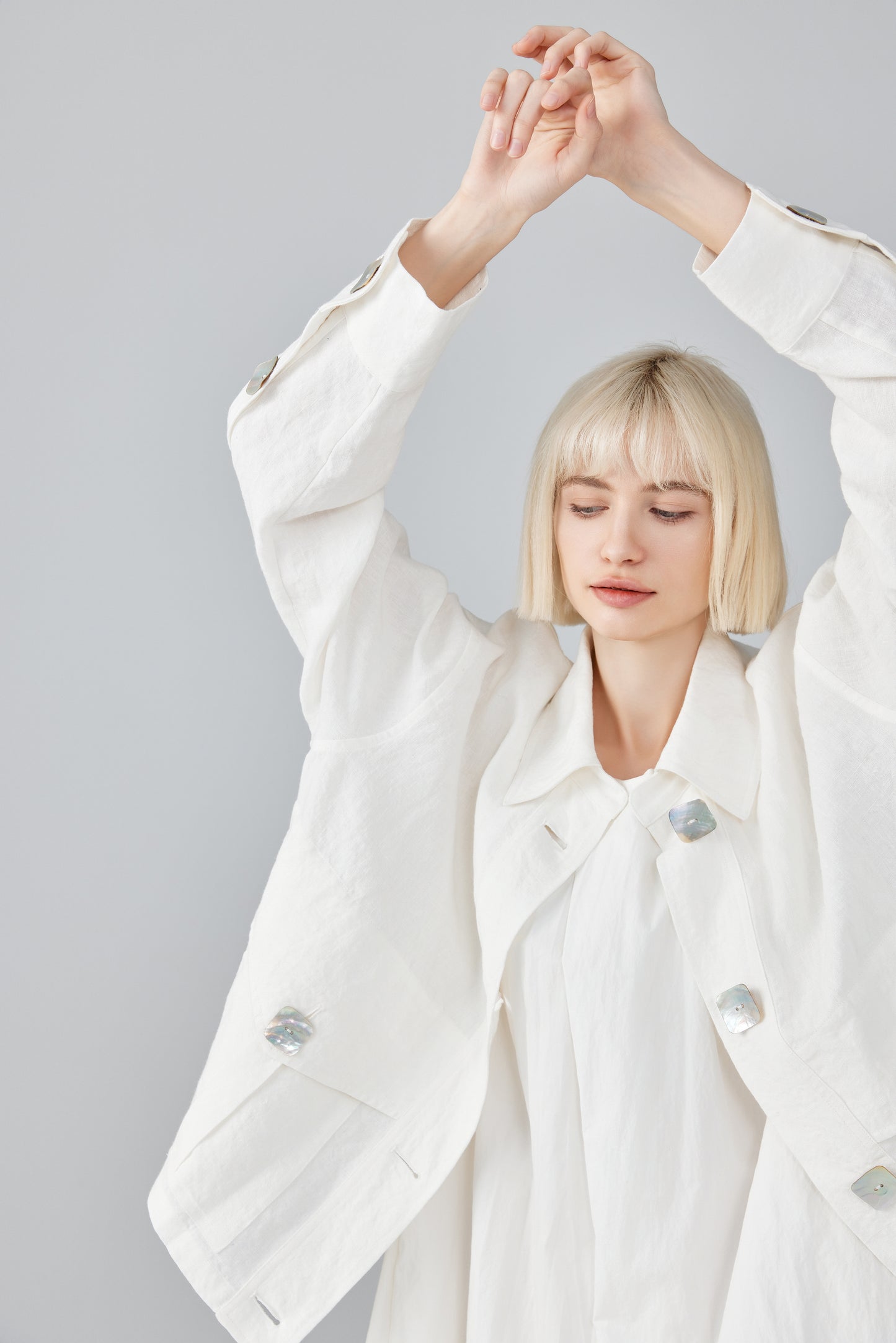White Linen Jacket