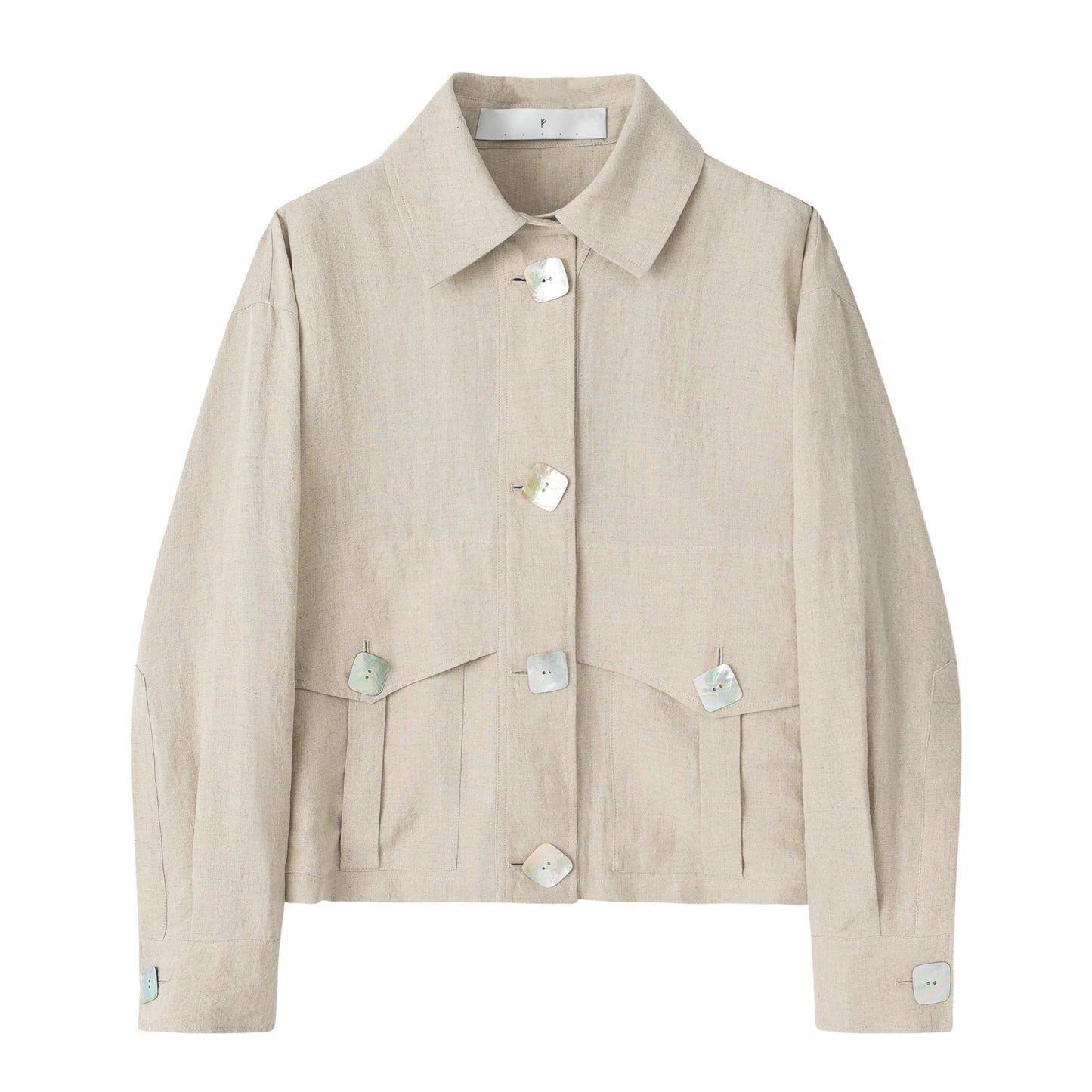 Beige Linen Jacket