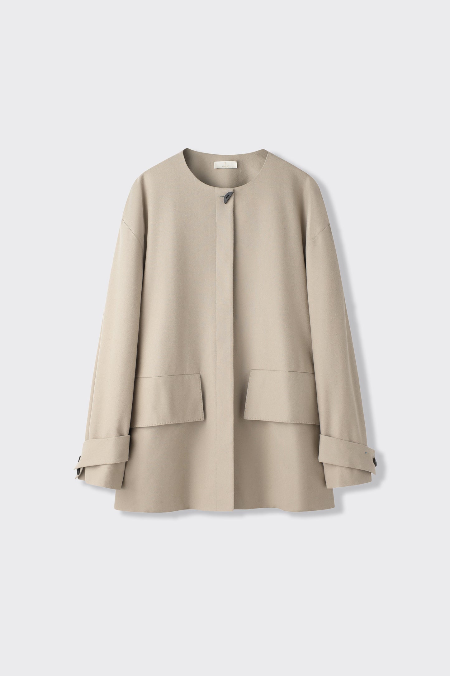 Round-Neck Loden Jacket