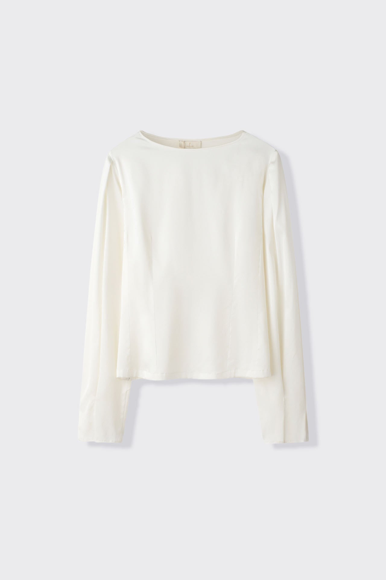 Round Collar Silk Shirt