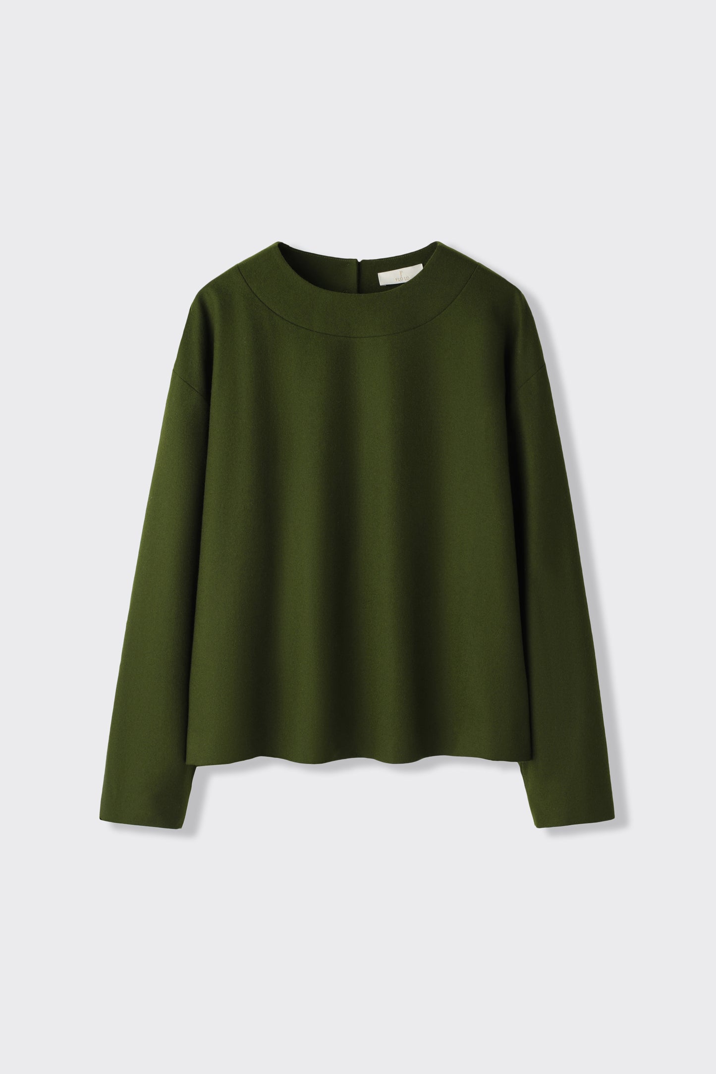 Round-Neck Loden Top