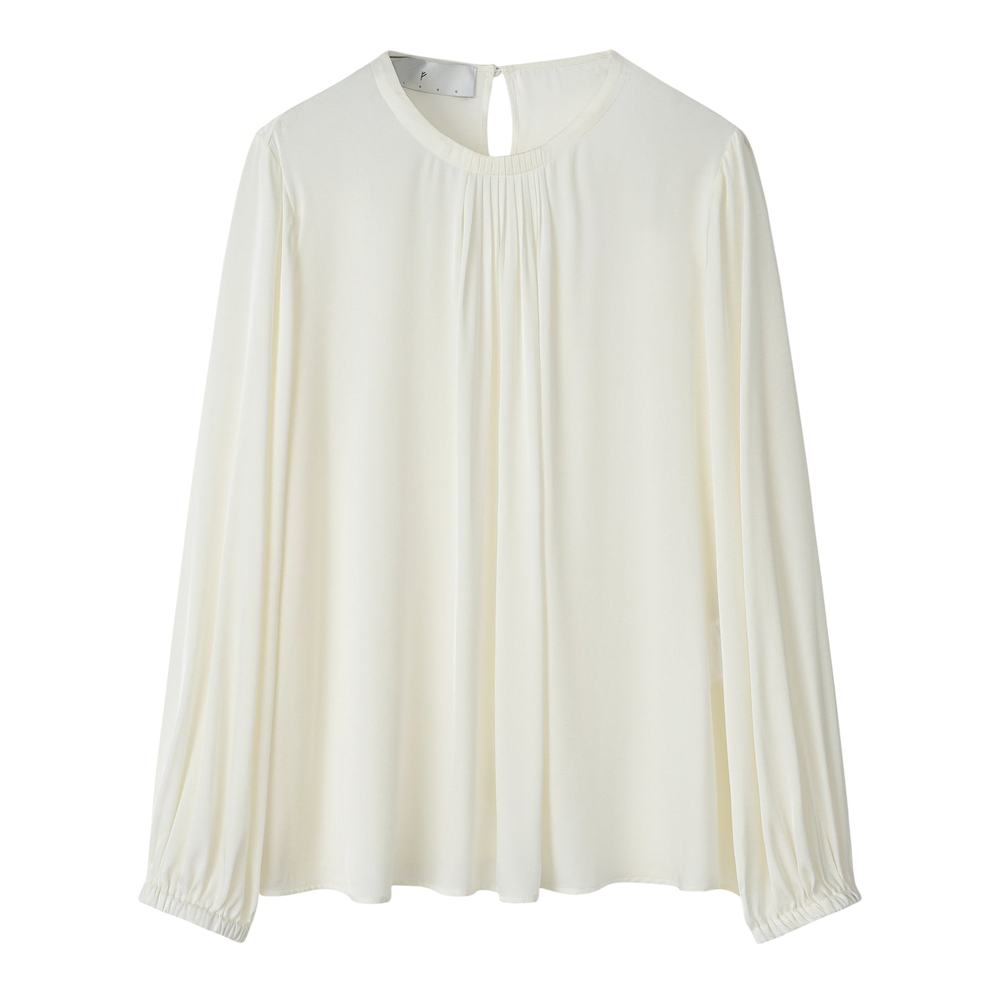 White Silk Blouse