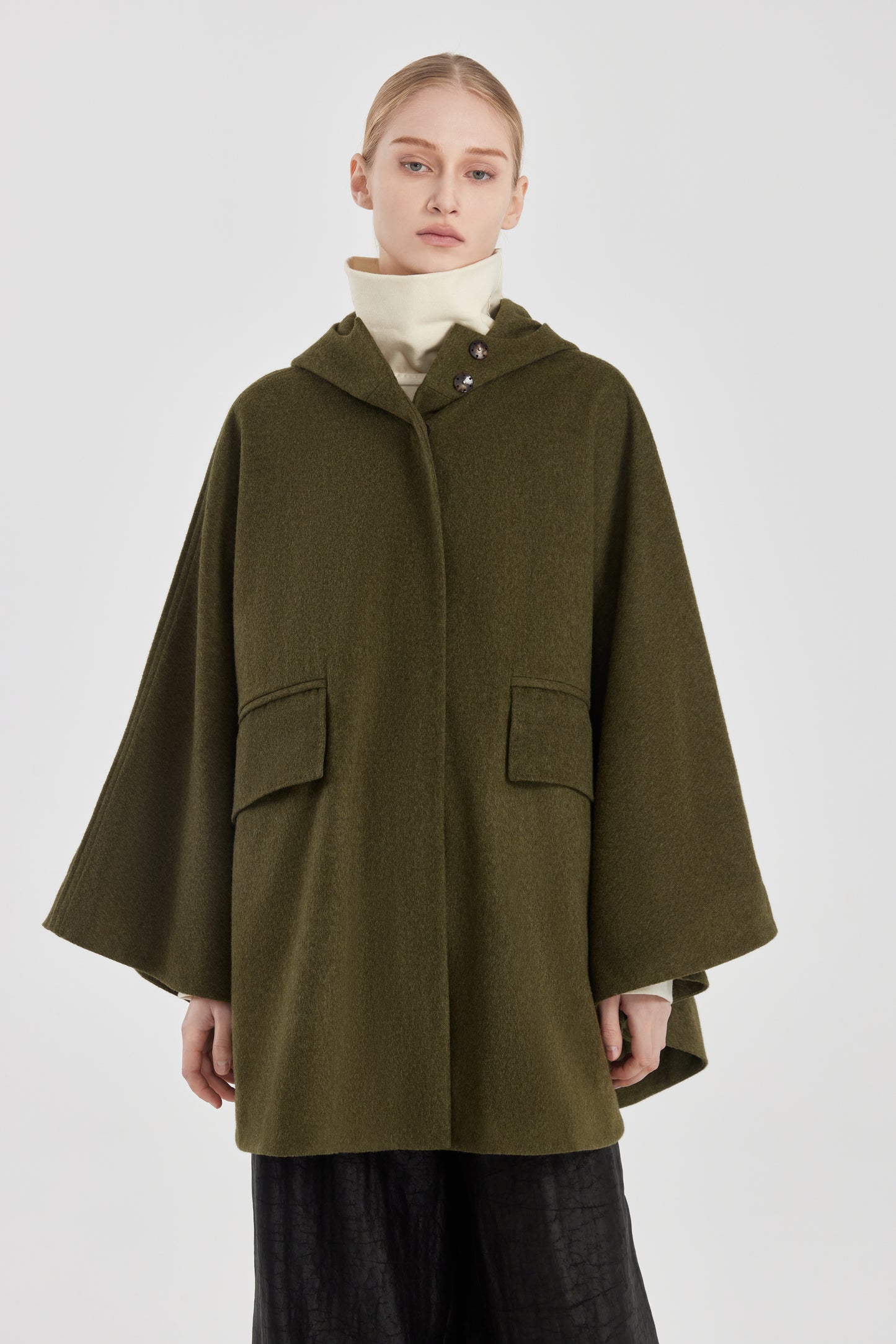 Loden Poncho