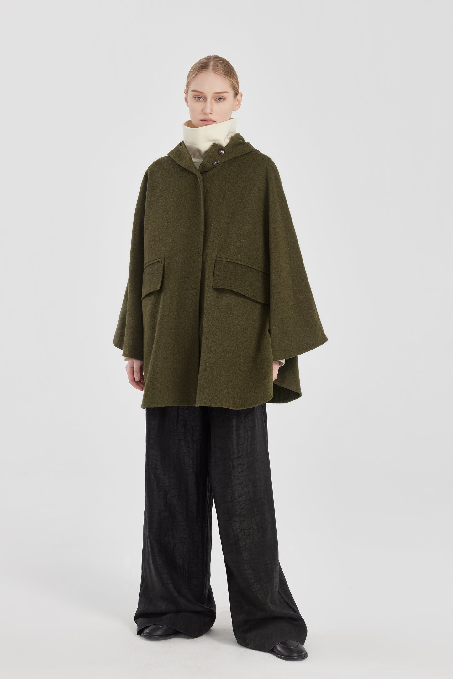 Loden Poncho