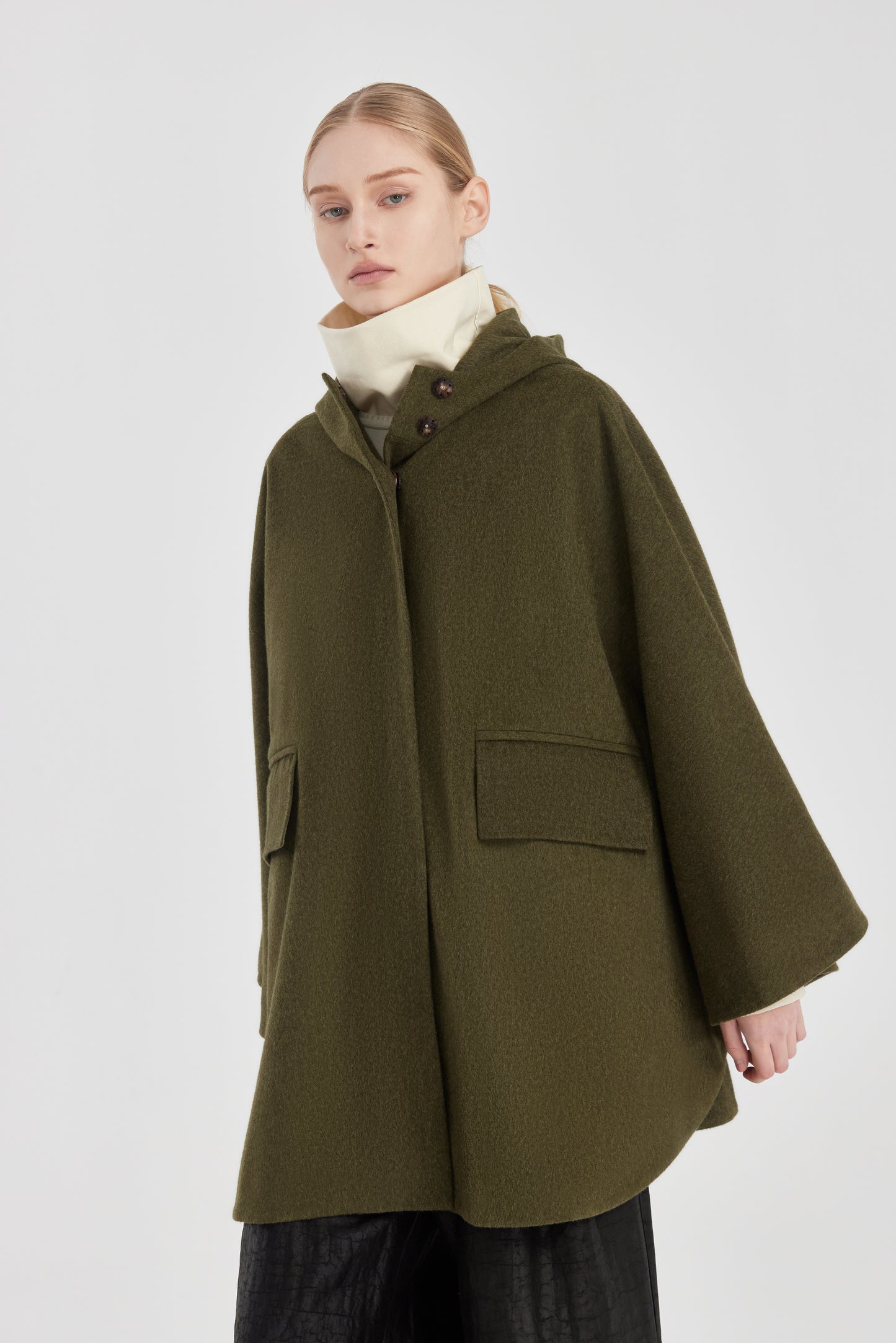 Loden Poncho