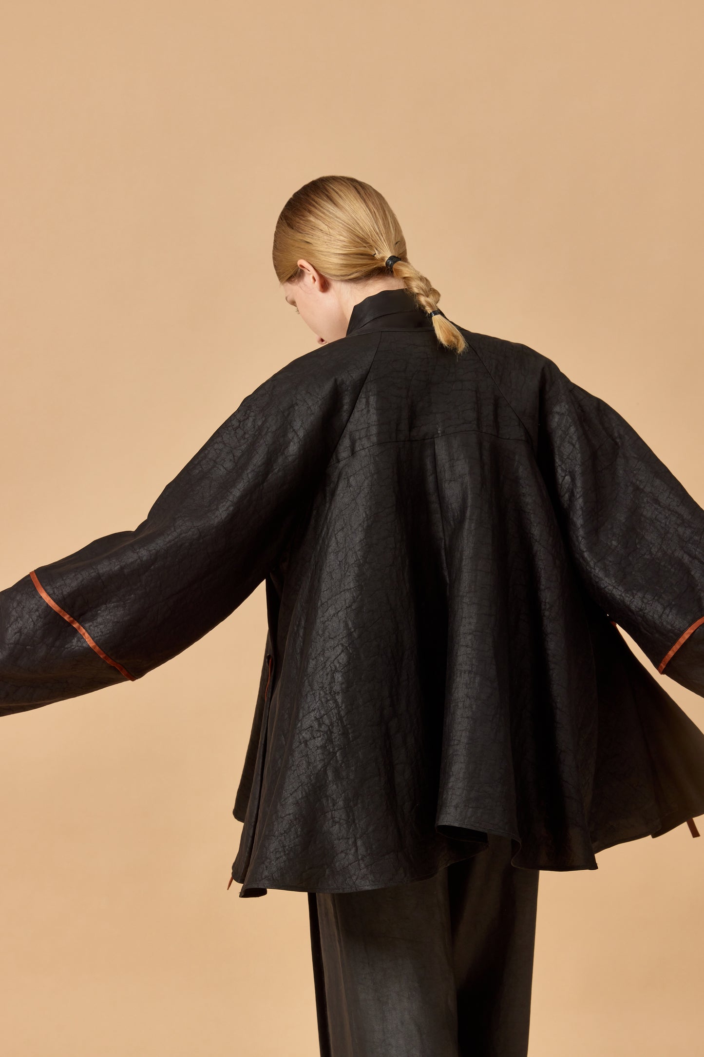Wide Tea Silk Shirt