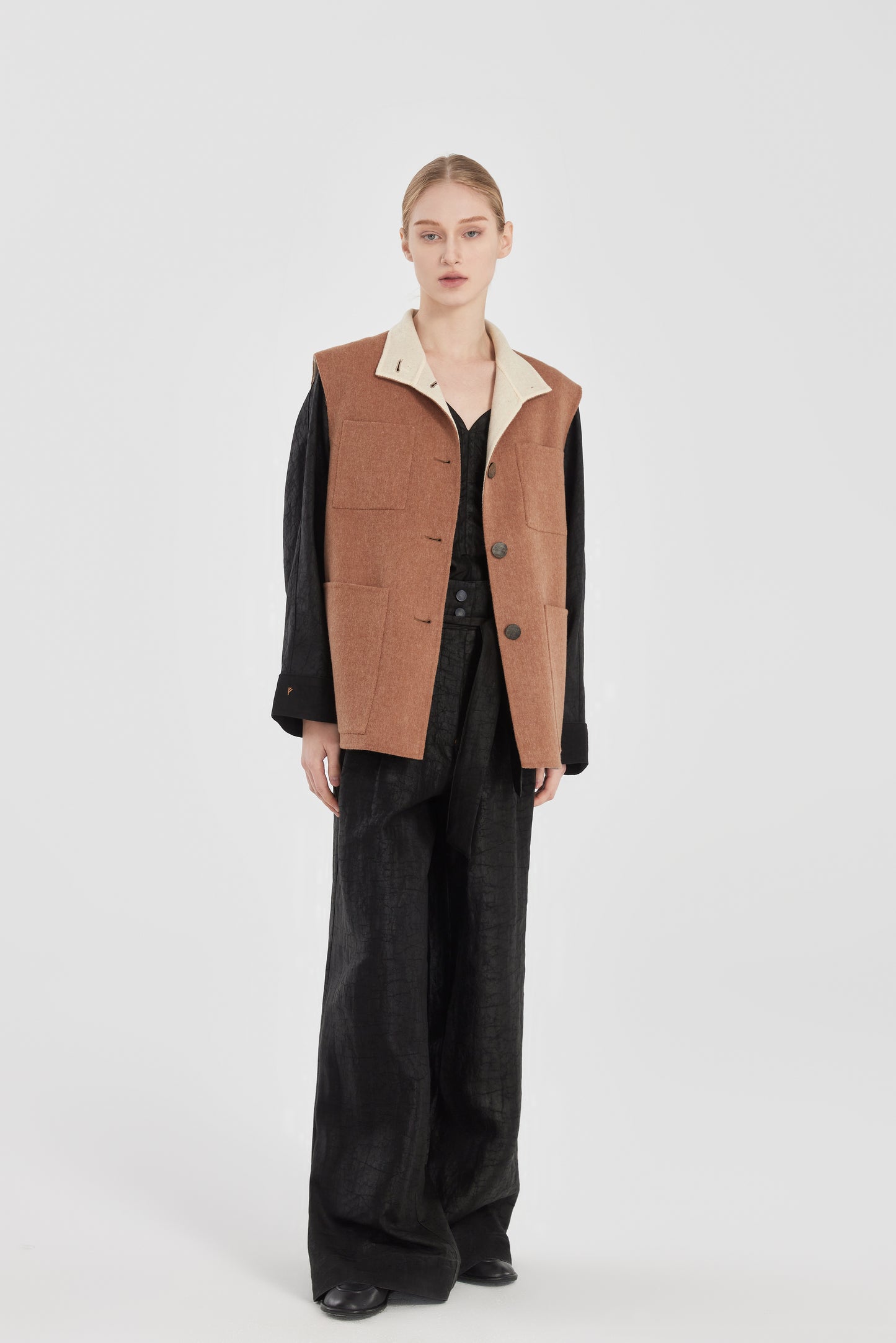 Double-Faced Loden Vest