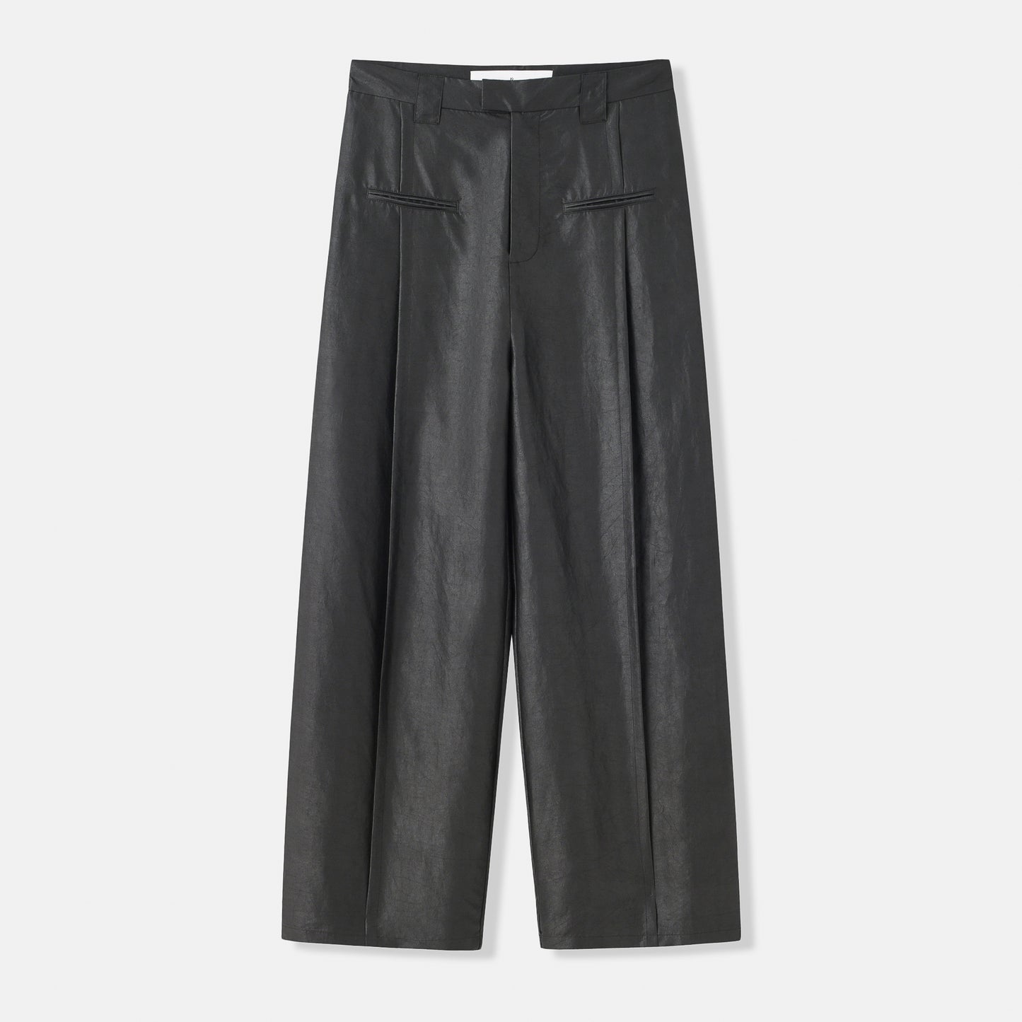 Straight-Leg Tea Silk Trousers