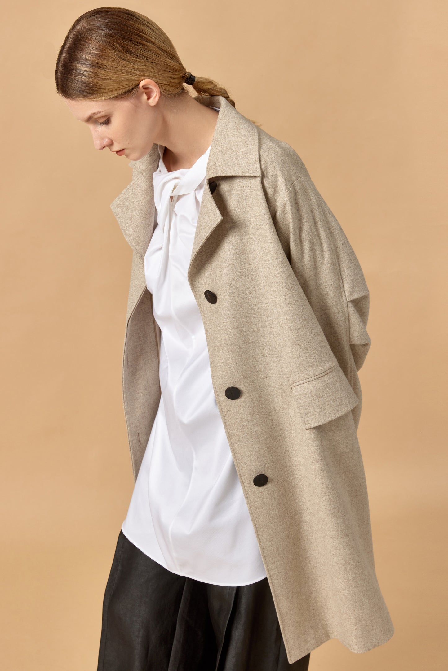 Basic Loden Trench Coat
