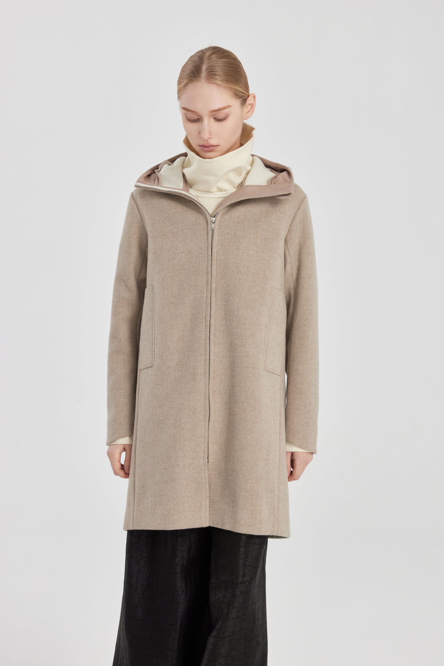 Long Loden Jacket Gray