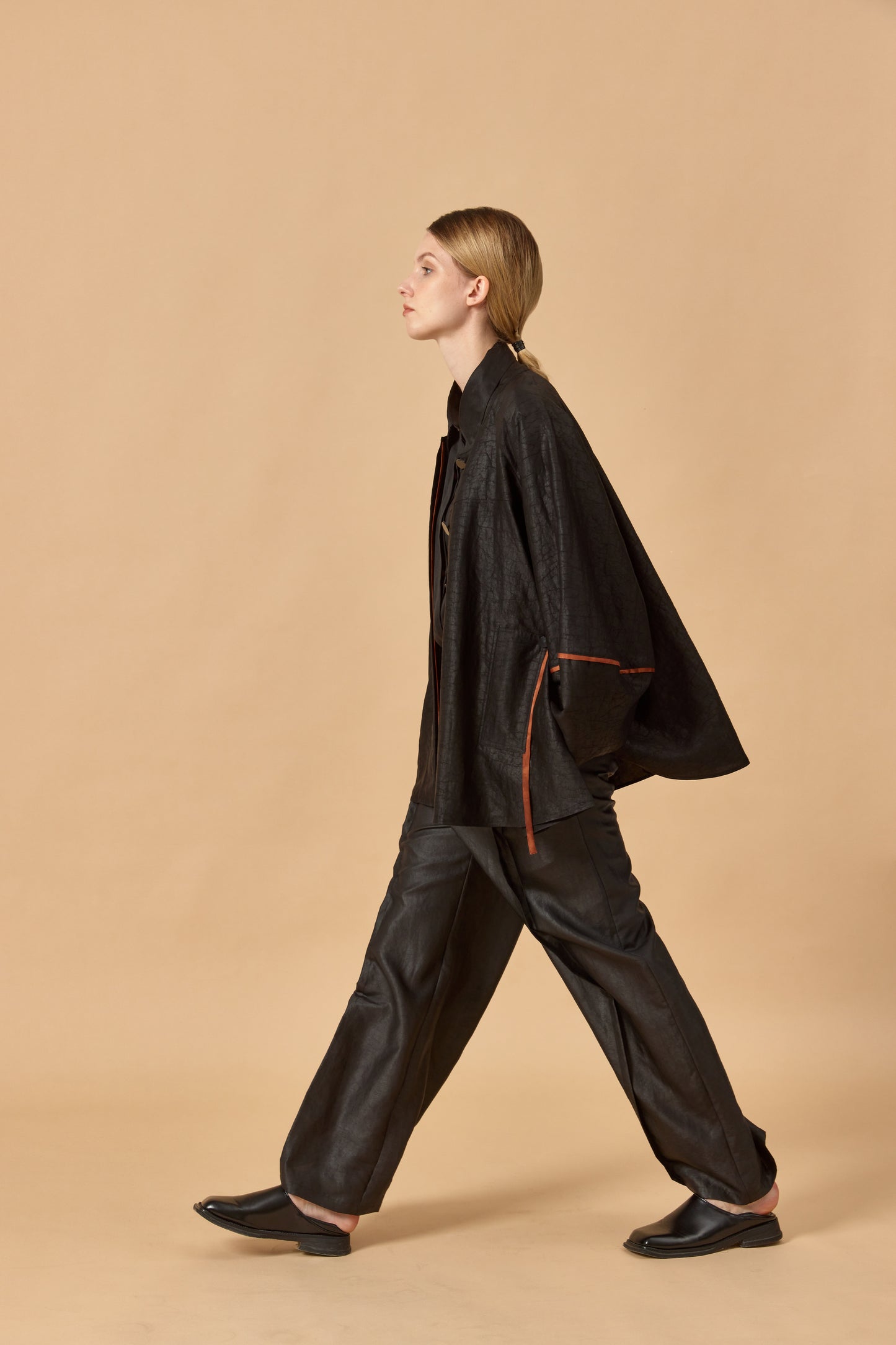 Wide Tea Silk Shirt