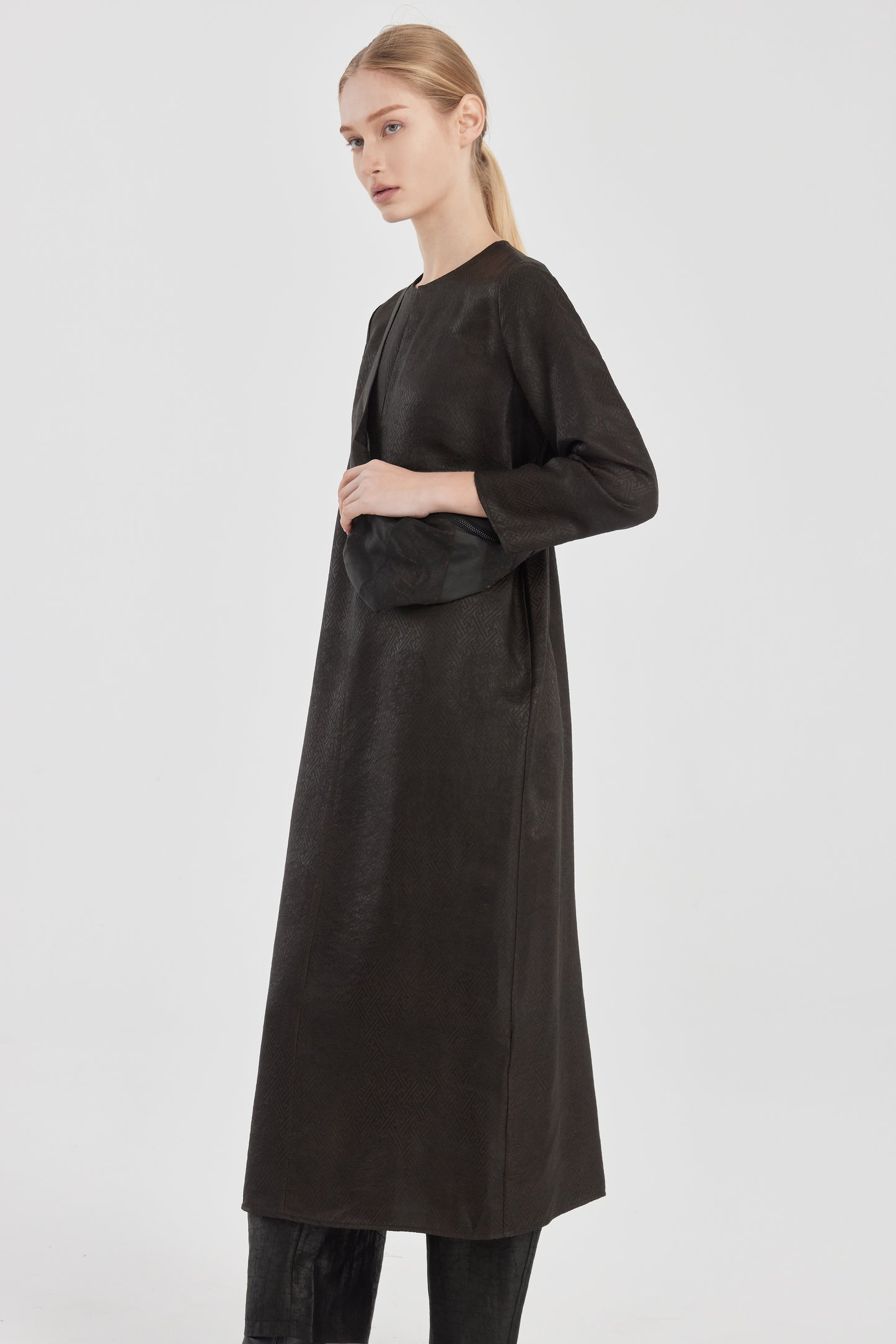 Long Tea silk Dress