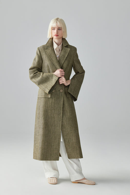 Linen Trench Coat