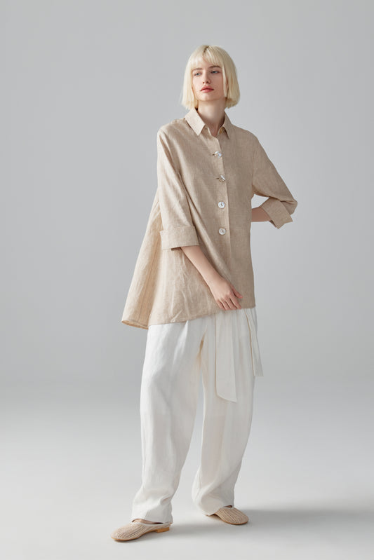 Long Linen Shirt