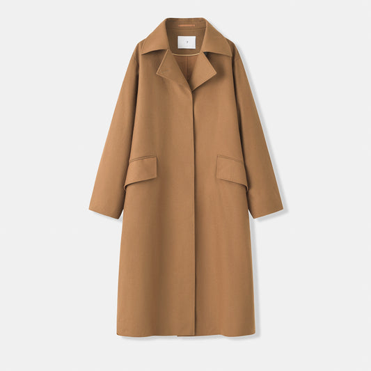 Basic Trench Loden Coat