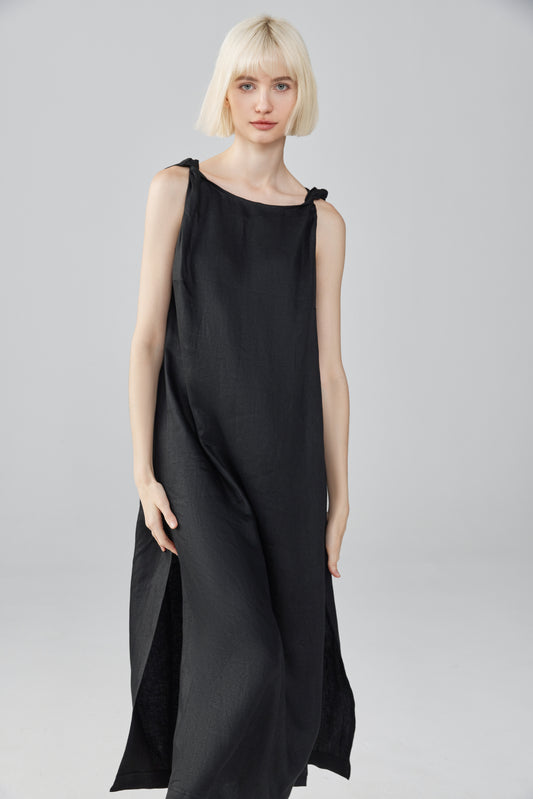 Sleeveless Linen Dress