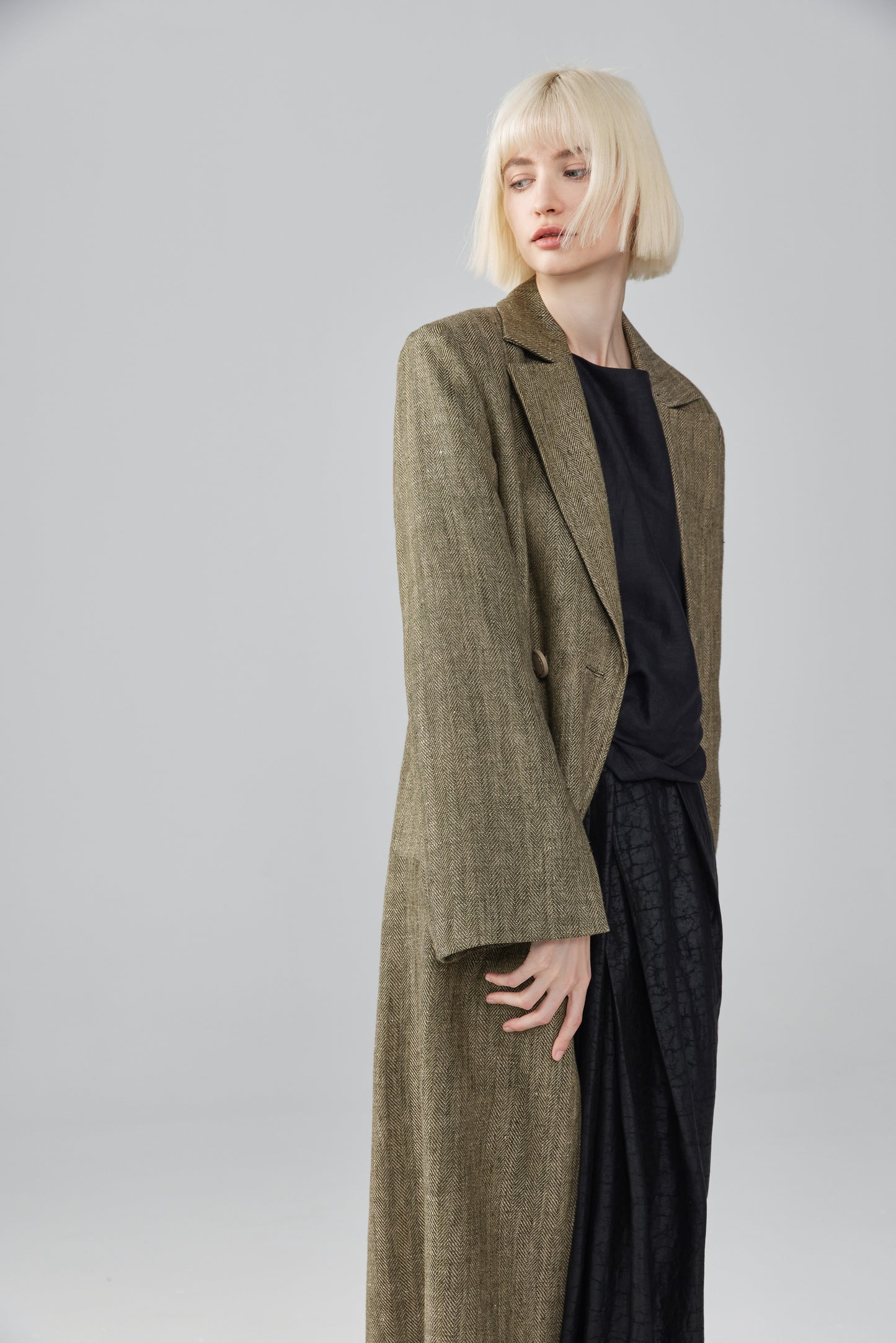 Linen Trench Coat