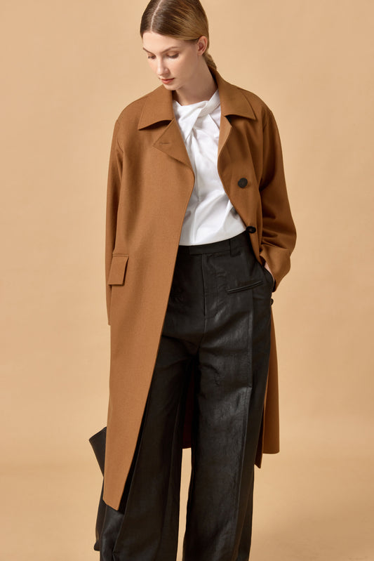 Basic Loden Trench Coat