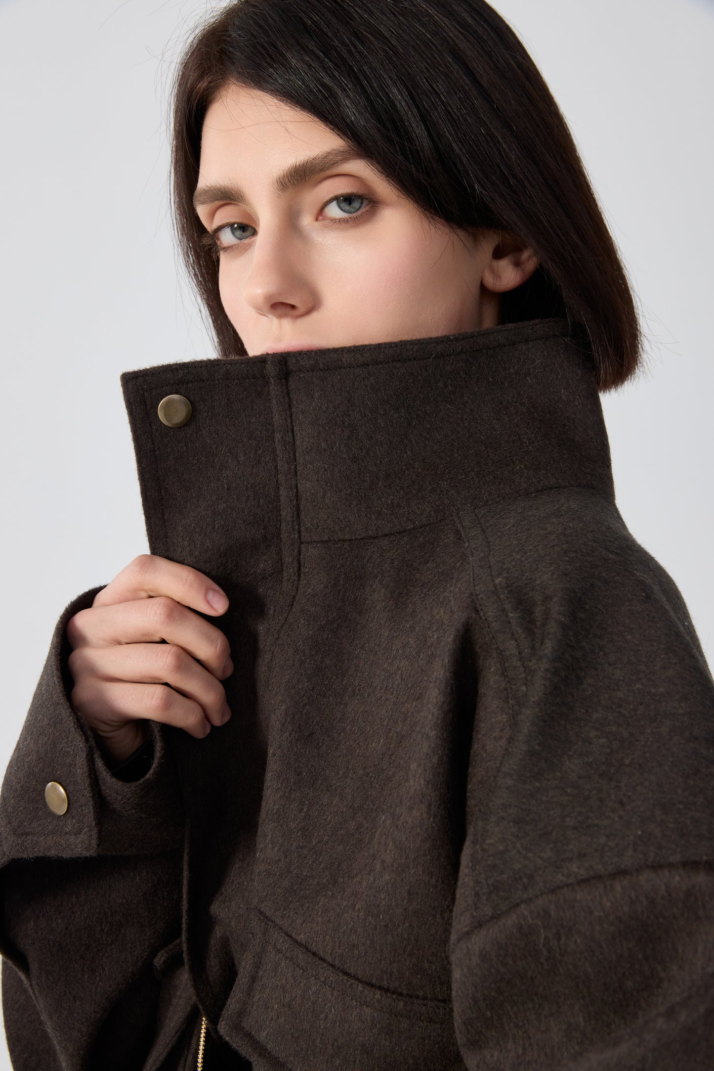GEFINO LODEN JACKET- BROWN