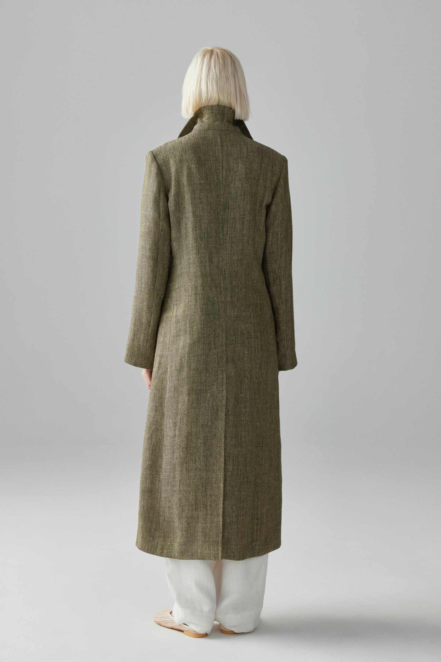 Linen Trench Coat