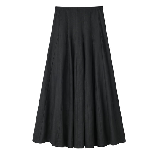 Long Linen Skirt