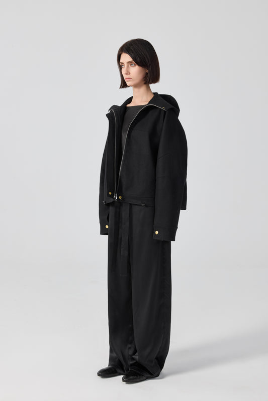 SYN LODEN JACKET-BLACK